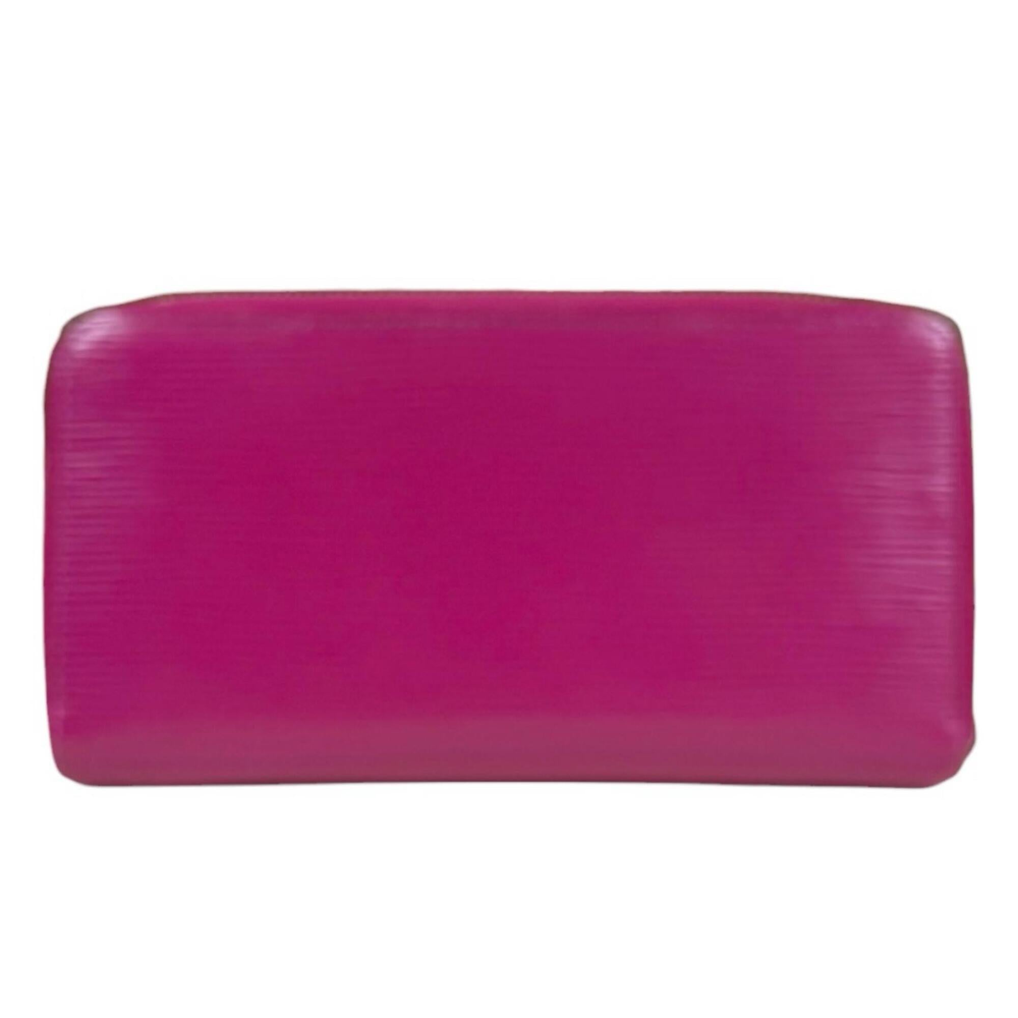 Louis Vuitton Epi Grenade Pink Epi Leather Long Wallet (Bi-Fold) (Pre-Owned)