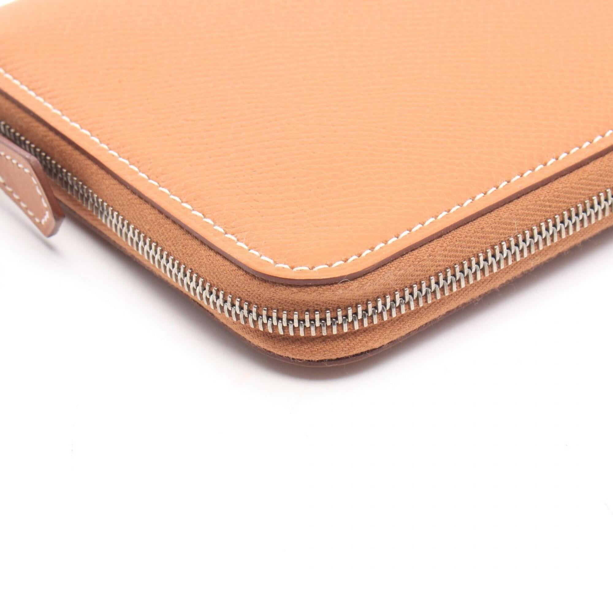 Hermes Brown Epsom Leather Long Wallet (Bi-Fold) (Pre-Owned)