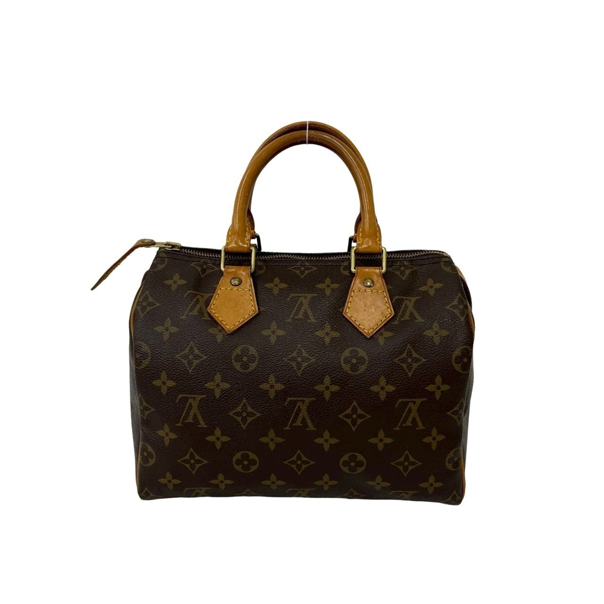 Louis Vuitton Brown Leather Pvc Boston Bag Handbag (Pre-Owned)
