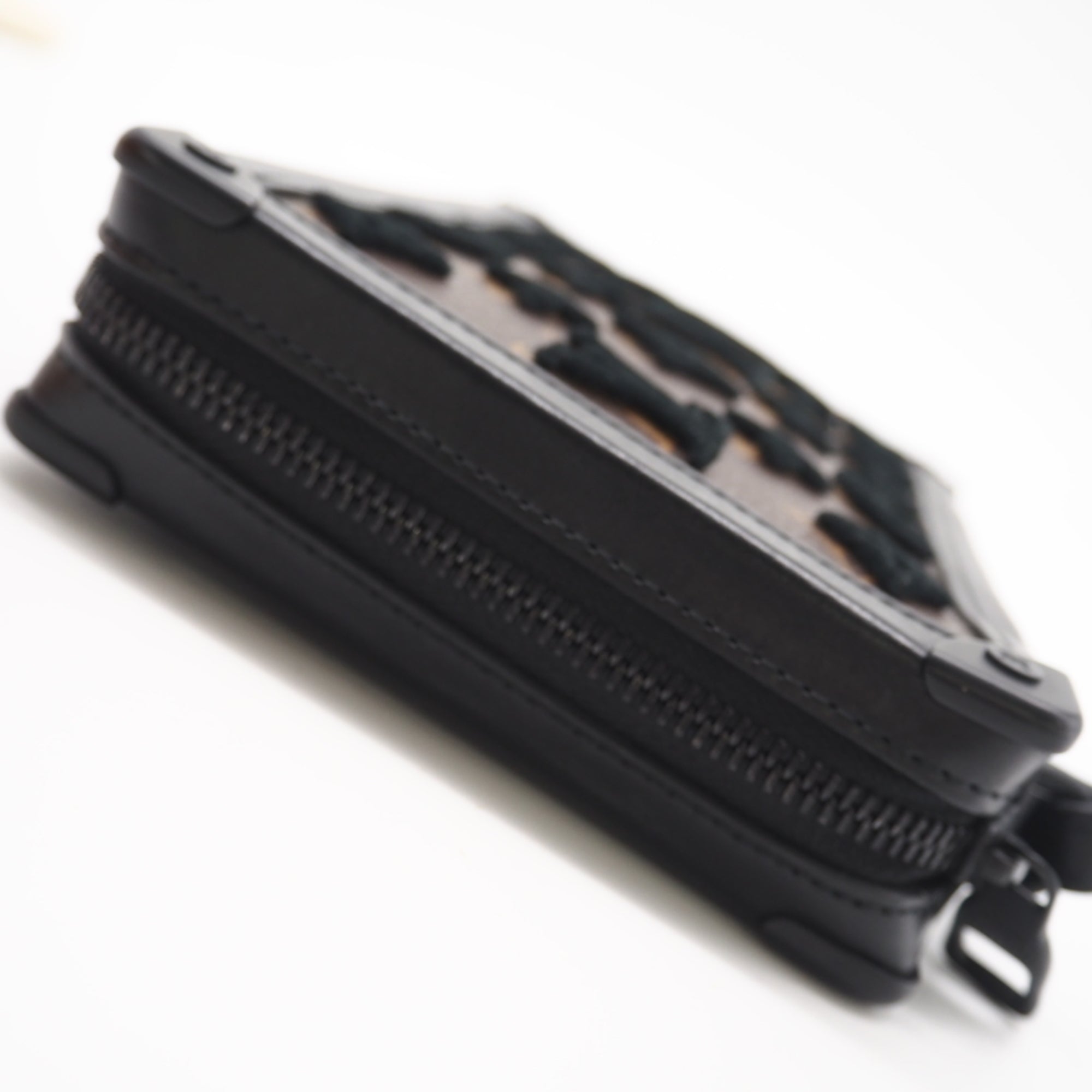 Louis Vuitton Black Brown Monogram Monogram Clutch Bag (Pre-Owned)
