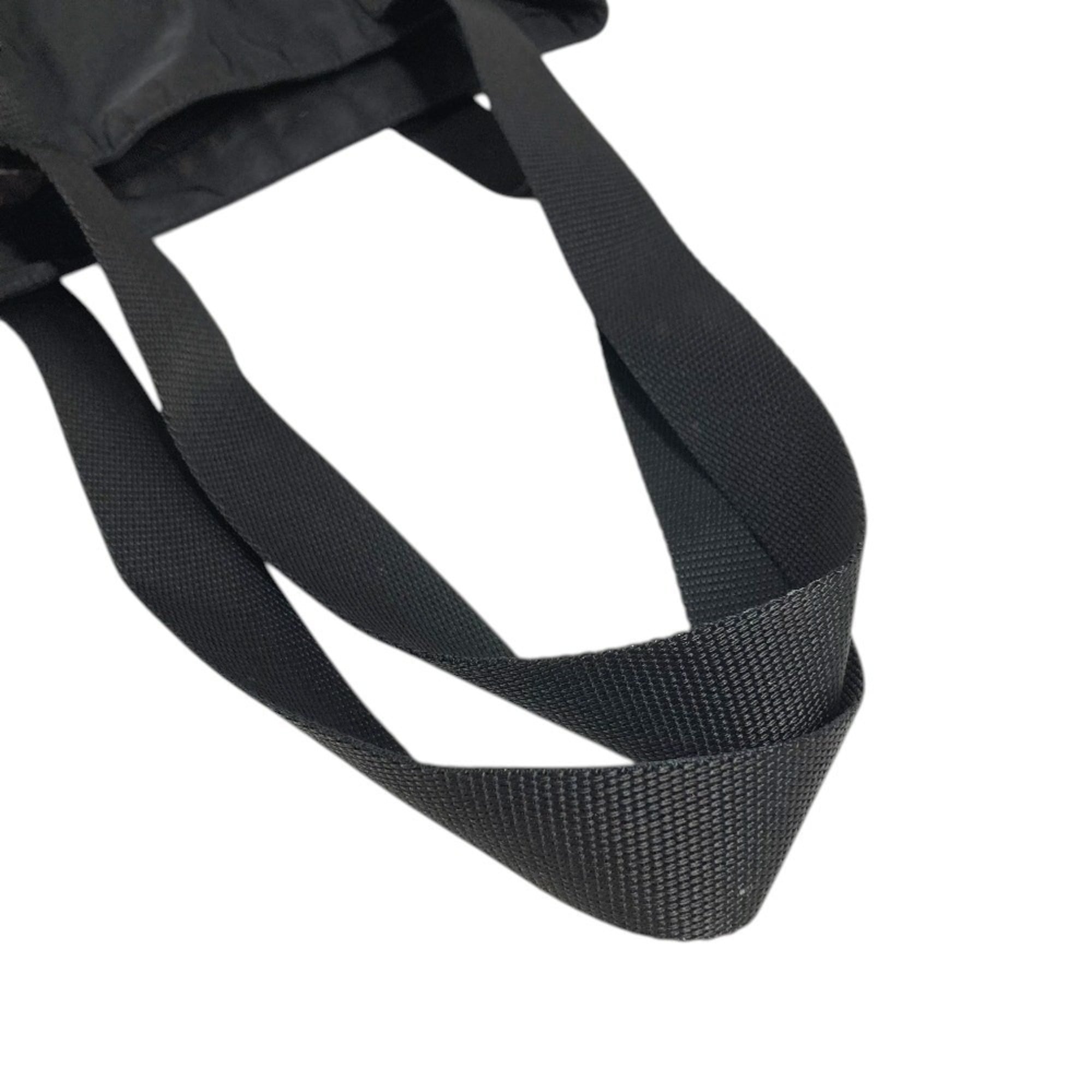 Prada Black Nylon Handbag Shoulder Bag Tote Bag (Pre-Owned)