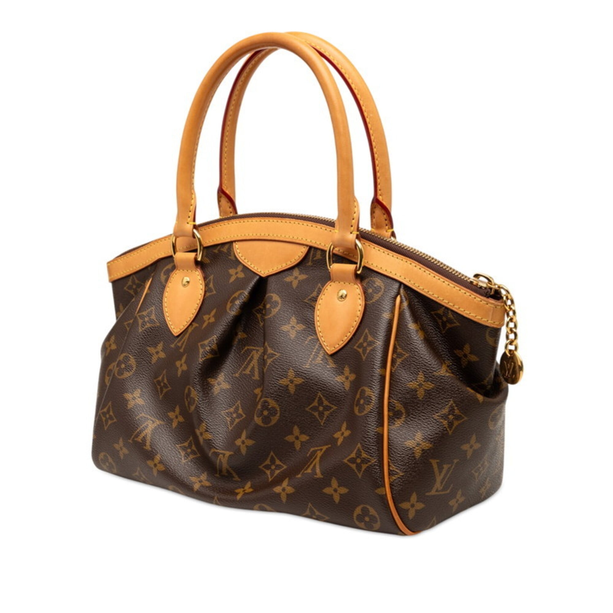 Louis Vuitton Brown Pvc Leather Handbag (Pre-Owned)