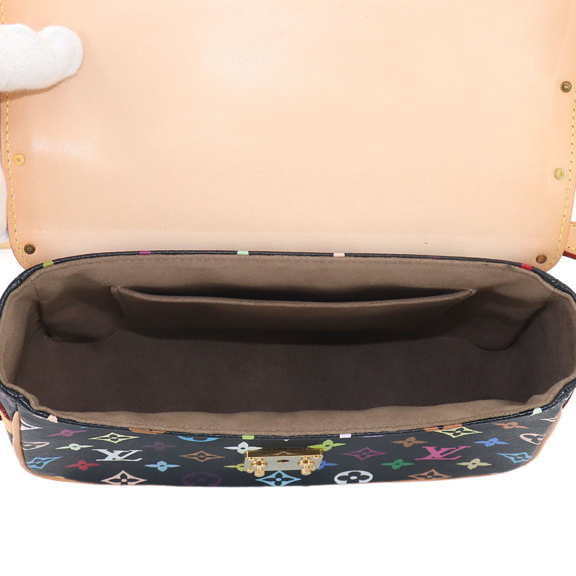 Louis Vuitton Multi-Color Noir Monogram Multicolore Shoulder Bag (Pre-Owned)