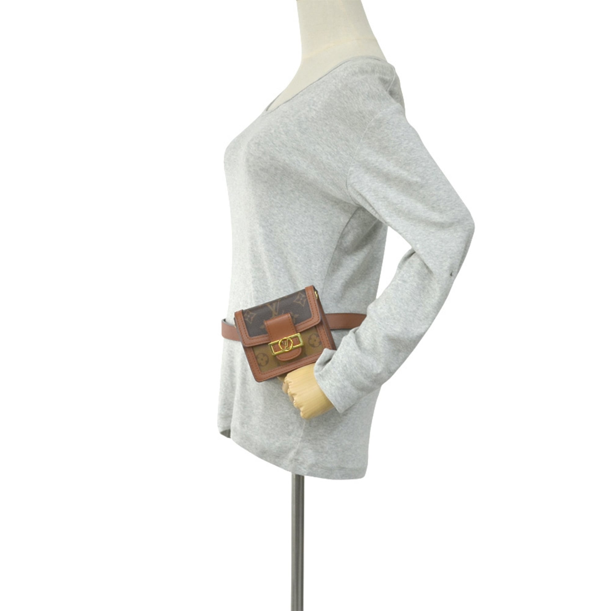 Louis Vuitton Brown Monogram Reverse Monogram Reverse Fanny Pack Shoulder Bag (Pre-Owned)