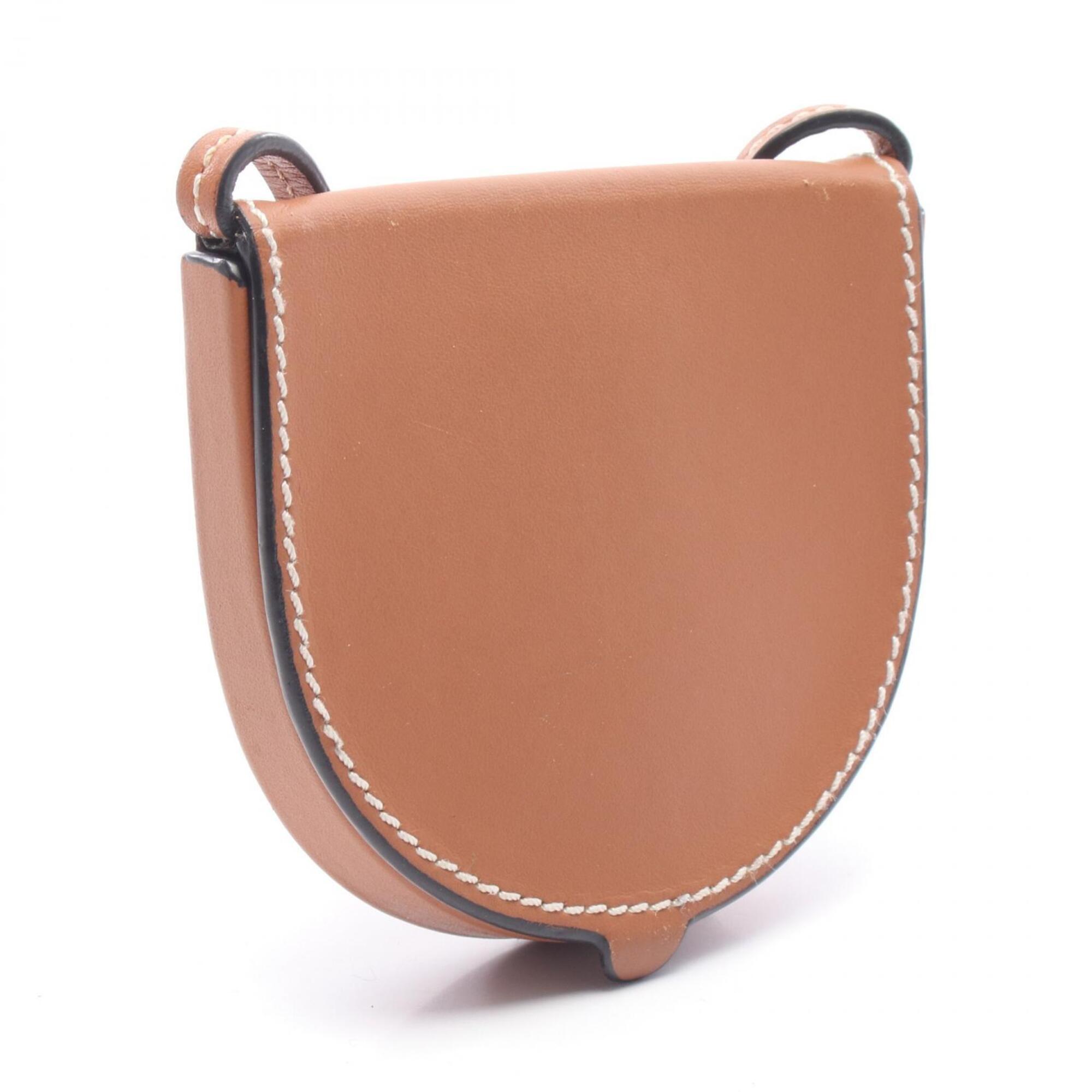 Loewe Brown Leather Handbag Pouch Shoulder Bag (Pre-Owned)