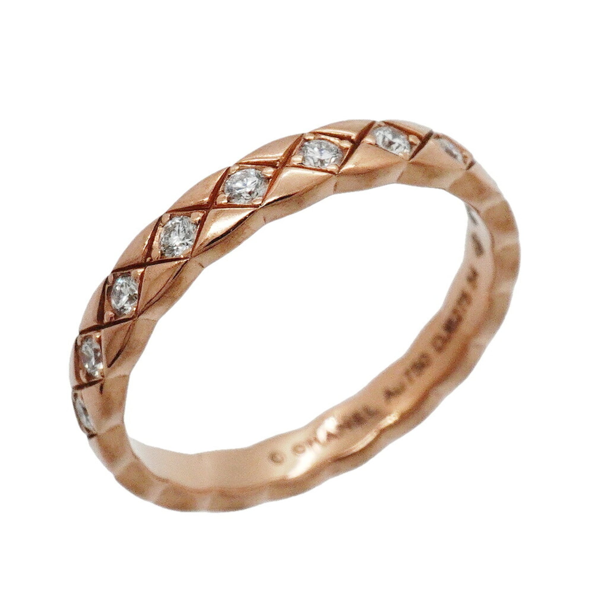 Chanel Pink Gold (18K) Band Ring (Pre-Owned)