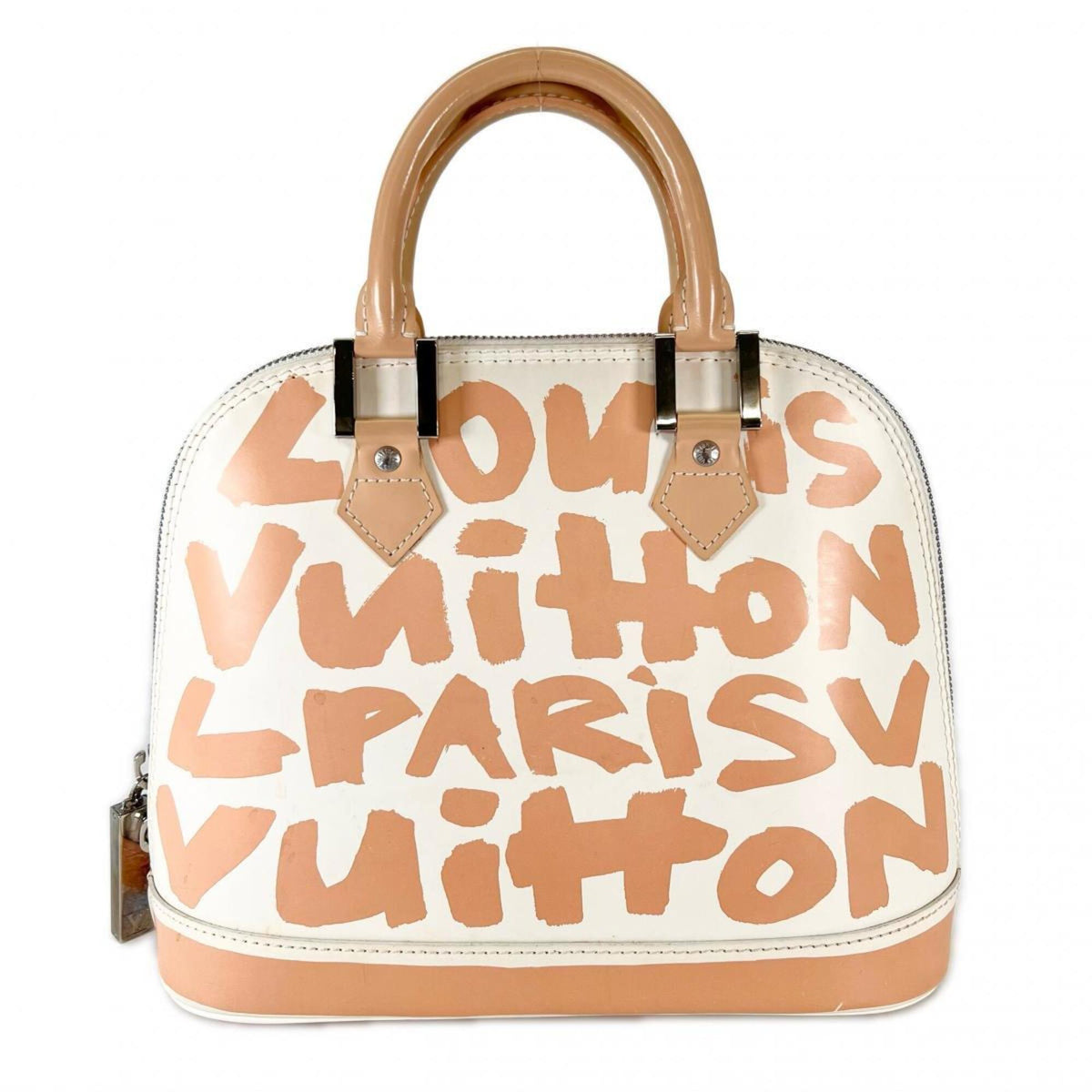 Louis Vuitton Beige Leather Handbag (Pre-Owned)
