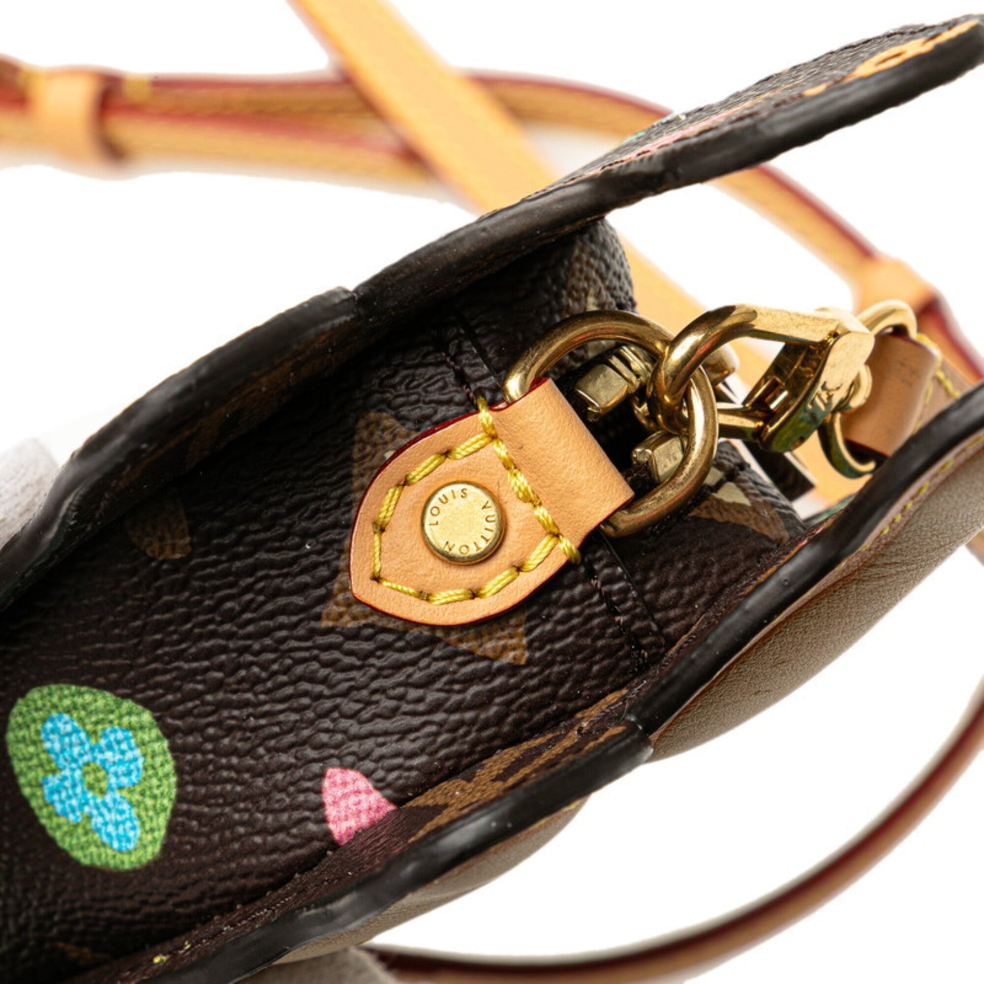 Louis Vuitton Brown Pvc Leather Shoulder Bag (Pre-Owned)