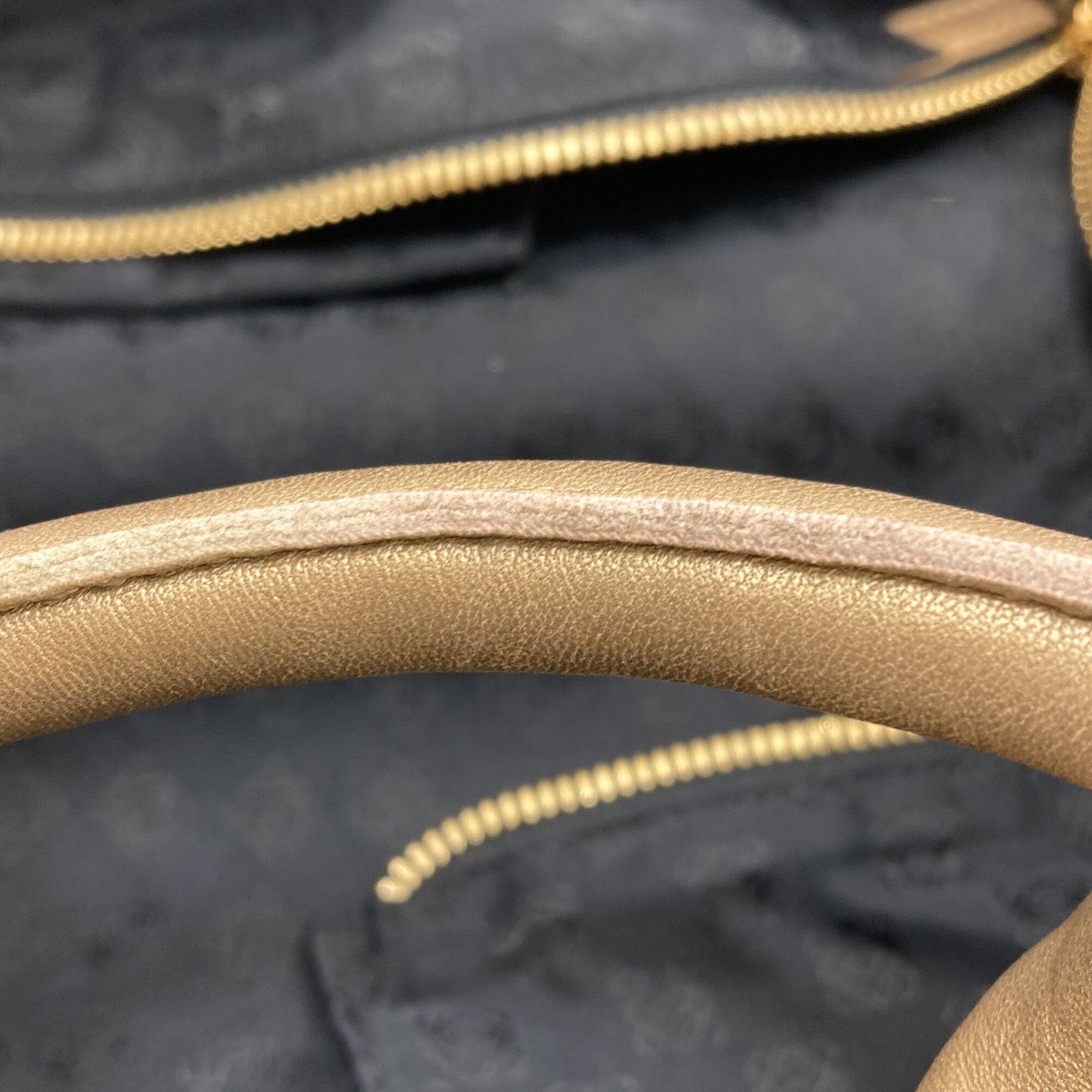 Loewe Gold Leather Handbag (Pre-Owned)