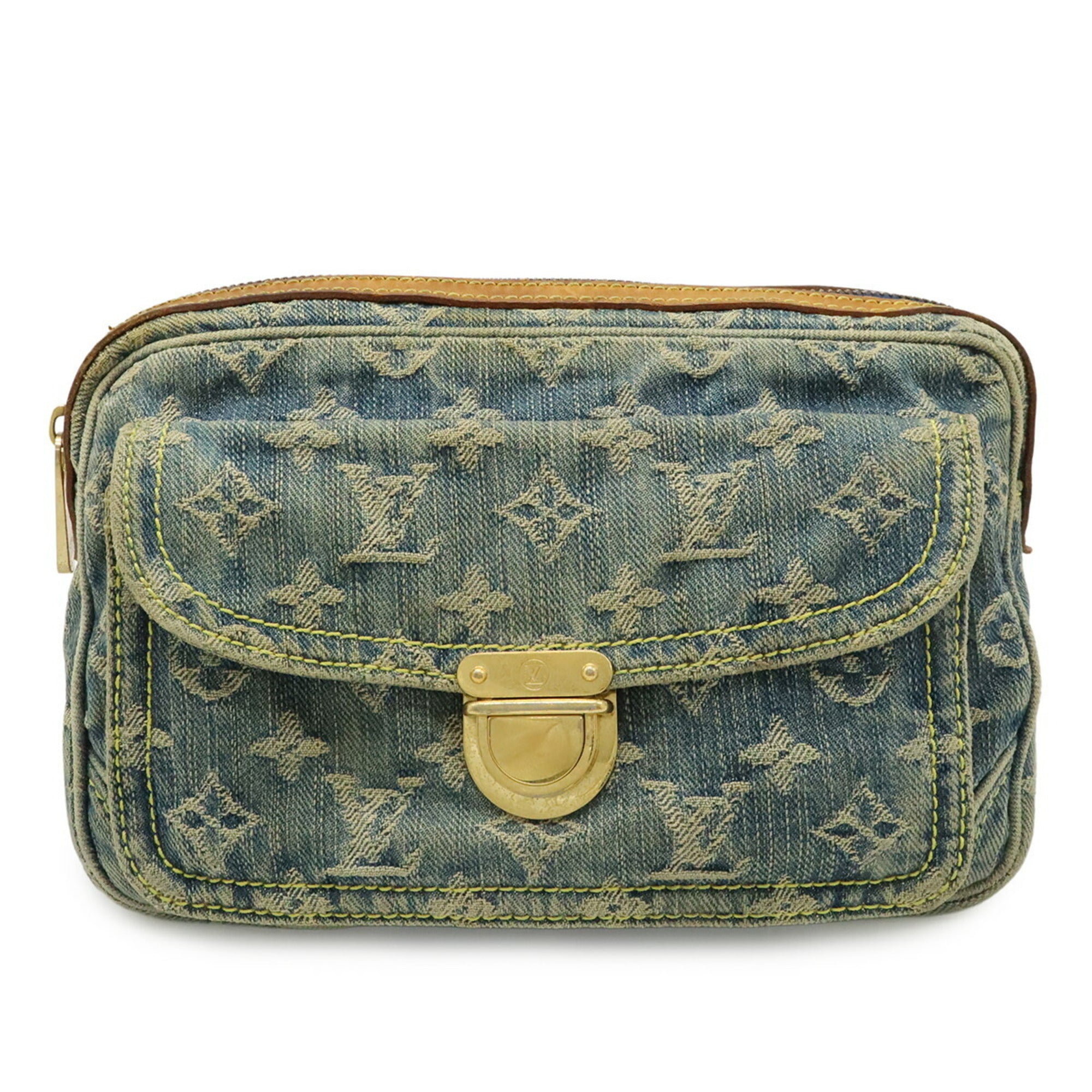 Louis Vuitton Blue Monogram Monogram Denim Fanny Pack Shoulder Bag (Pre-Owned)