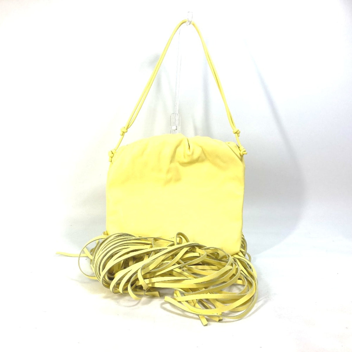 Bottega Veneta Yellow Leather Shoulder Bag (Pre-Owned)