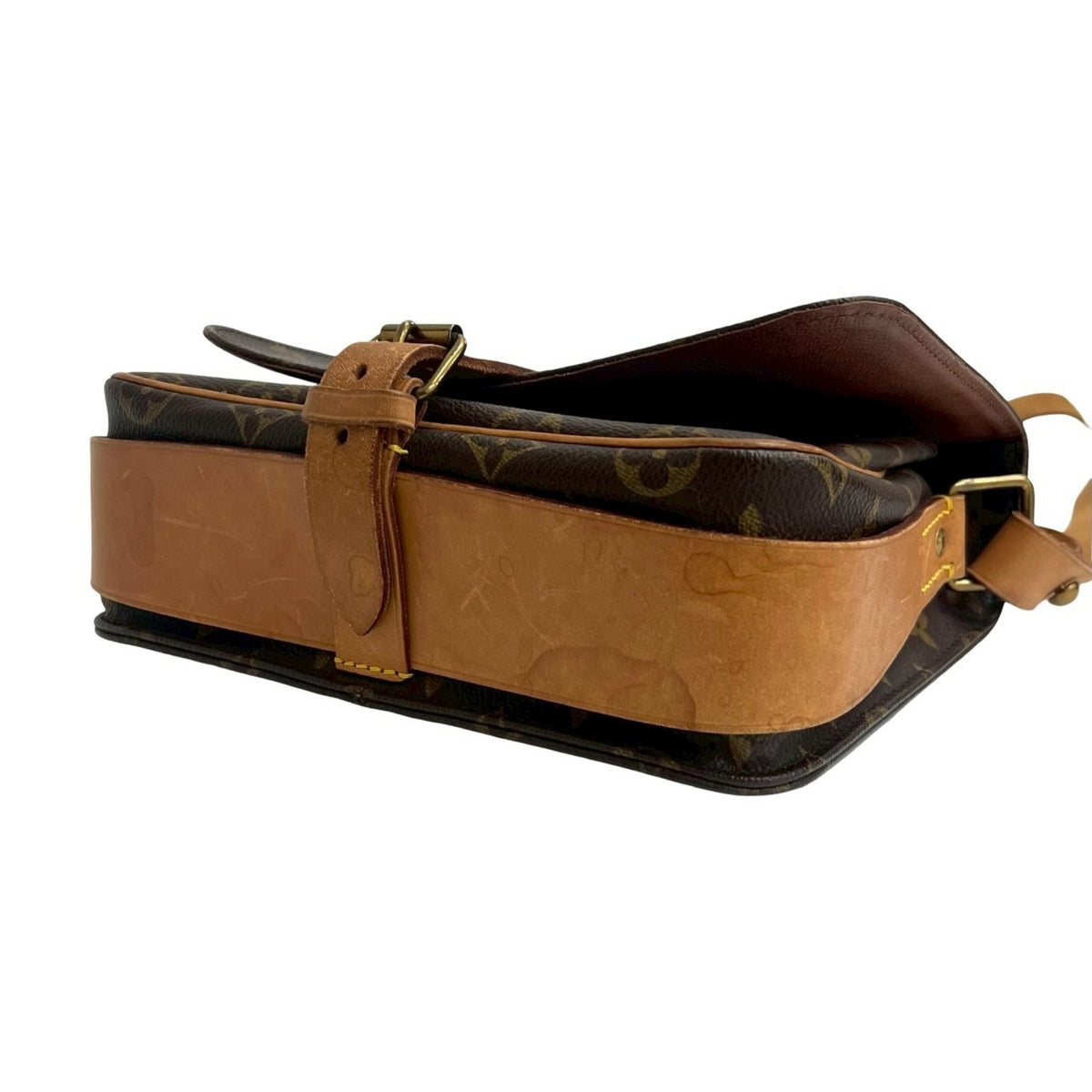 Louis Vuitton Brown Leather Pvc Shoulder Bag (Pre-Owned)