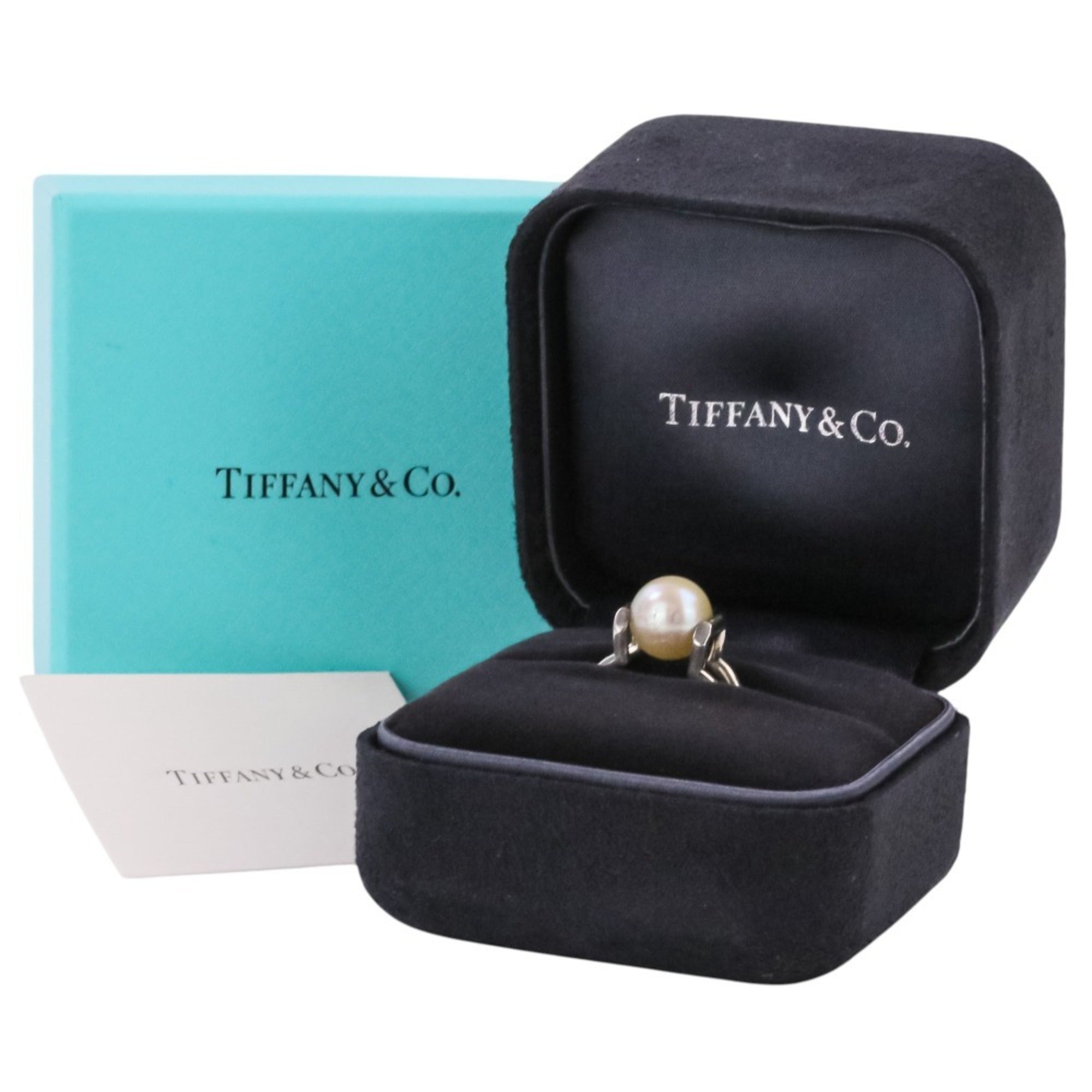 Tiffany Silver Silver 925 Band Ring (Pre-Owned)