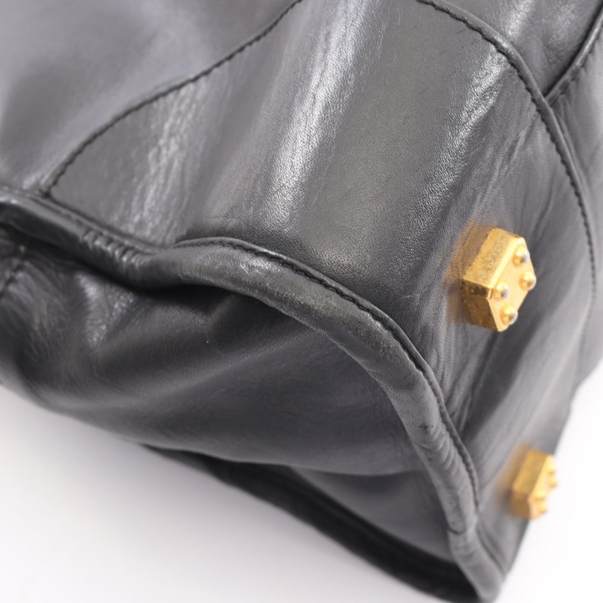 Loewe Black Leather Handbag (Pre-Owned)