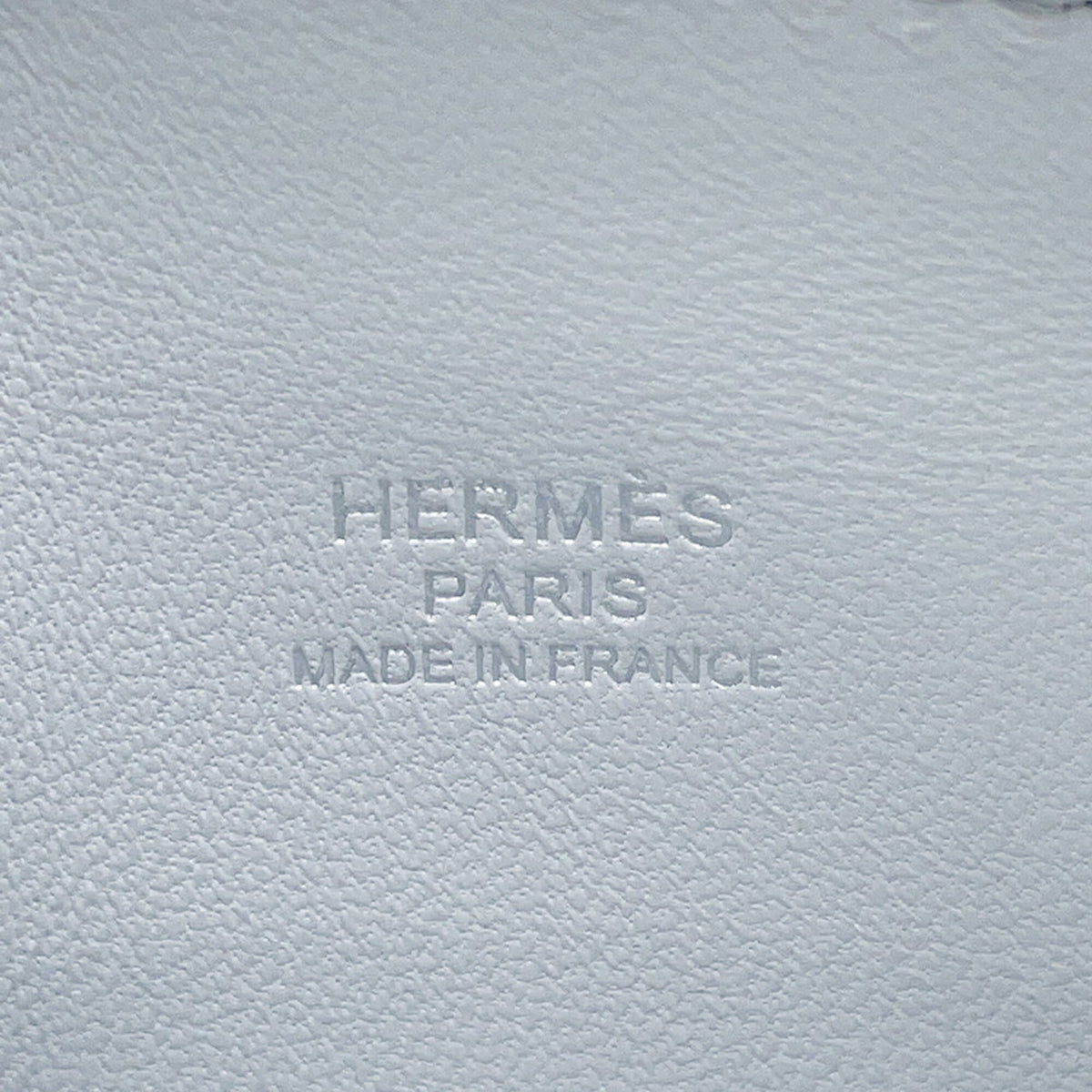 Hermes Bolide Argent Chevre Leather Handbag (Pre-Owned)
