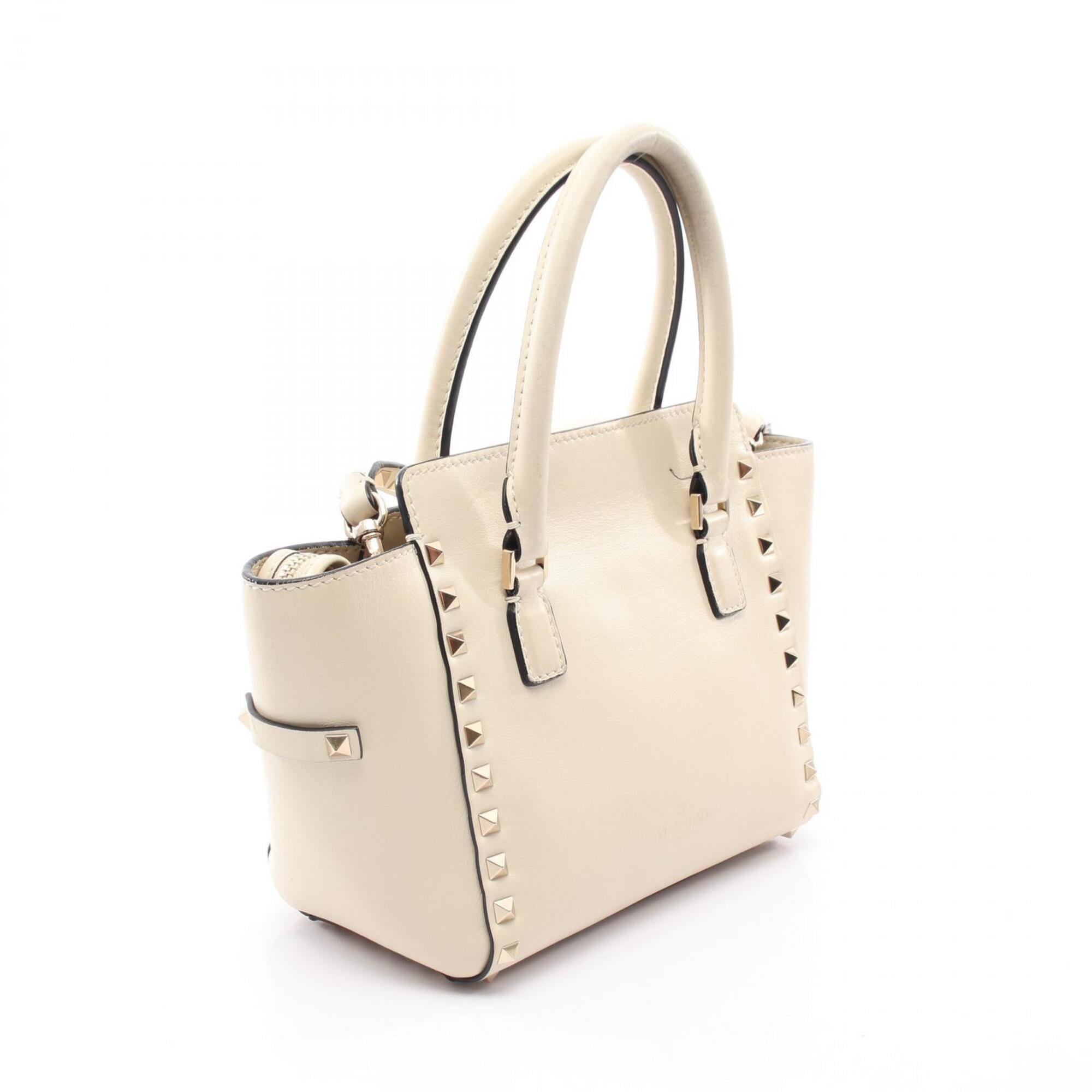 Valentino Ivory Leather Handbag (Pre-Owned)