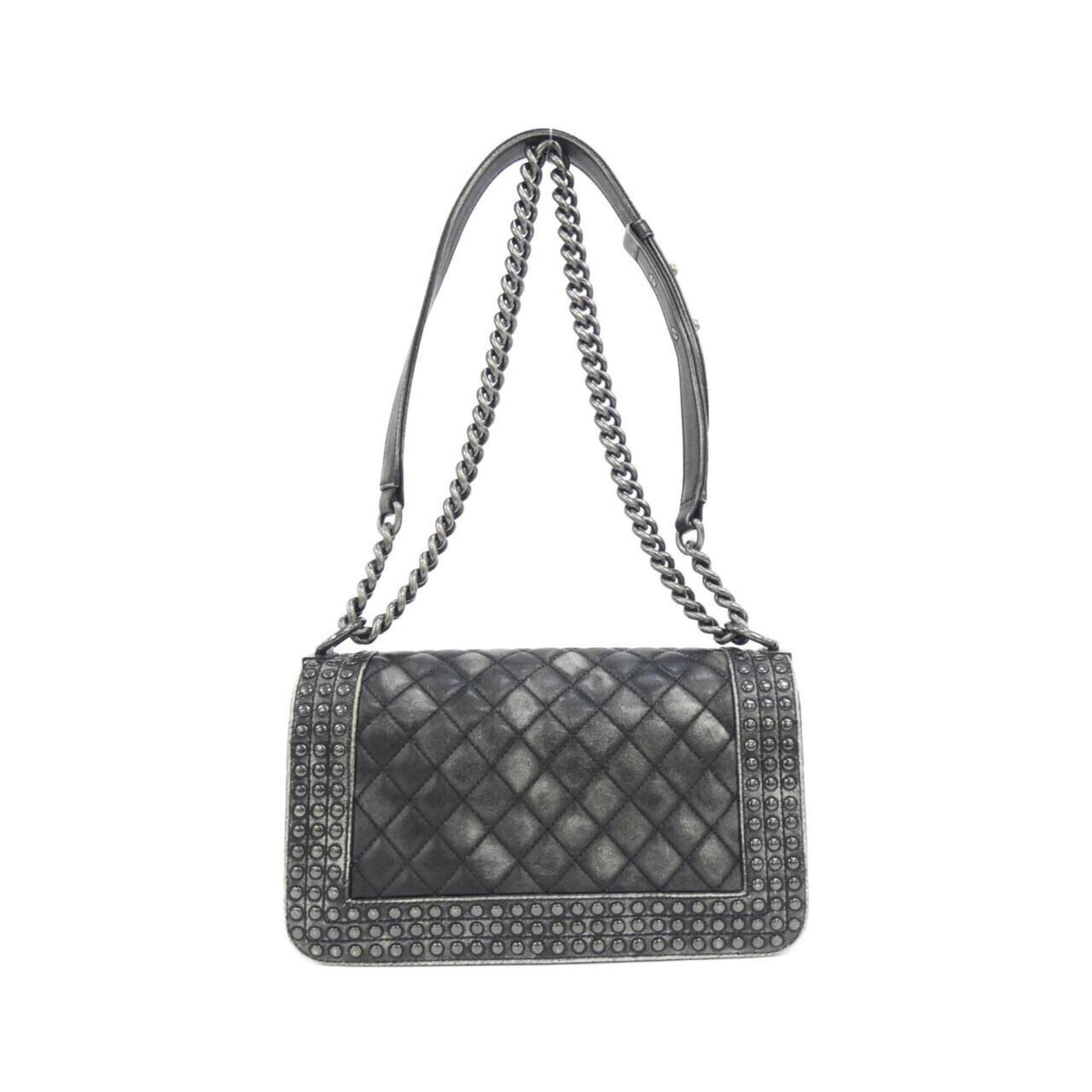 Chanel Black Leather Shoulder Bag (Pre-Owned)