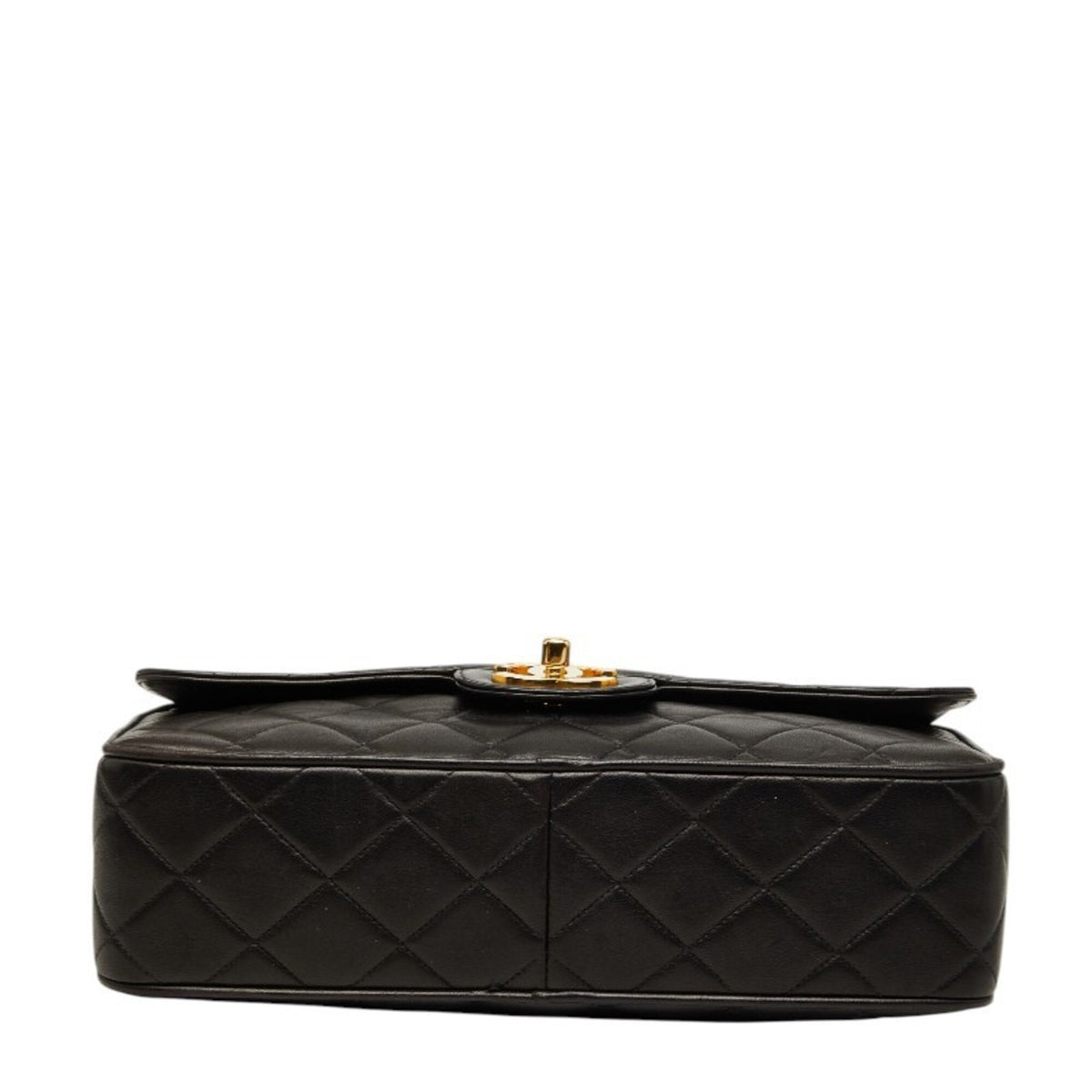 Chanel Black Leather Shoulder Bag (Pre-Owned)