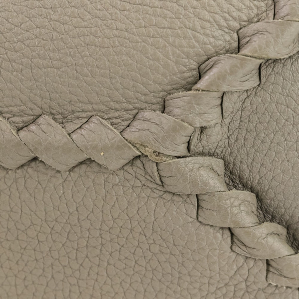 Bottega Veneta Gray Handbag (Pre-Owned)