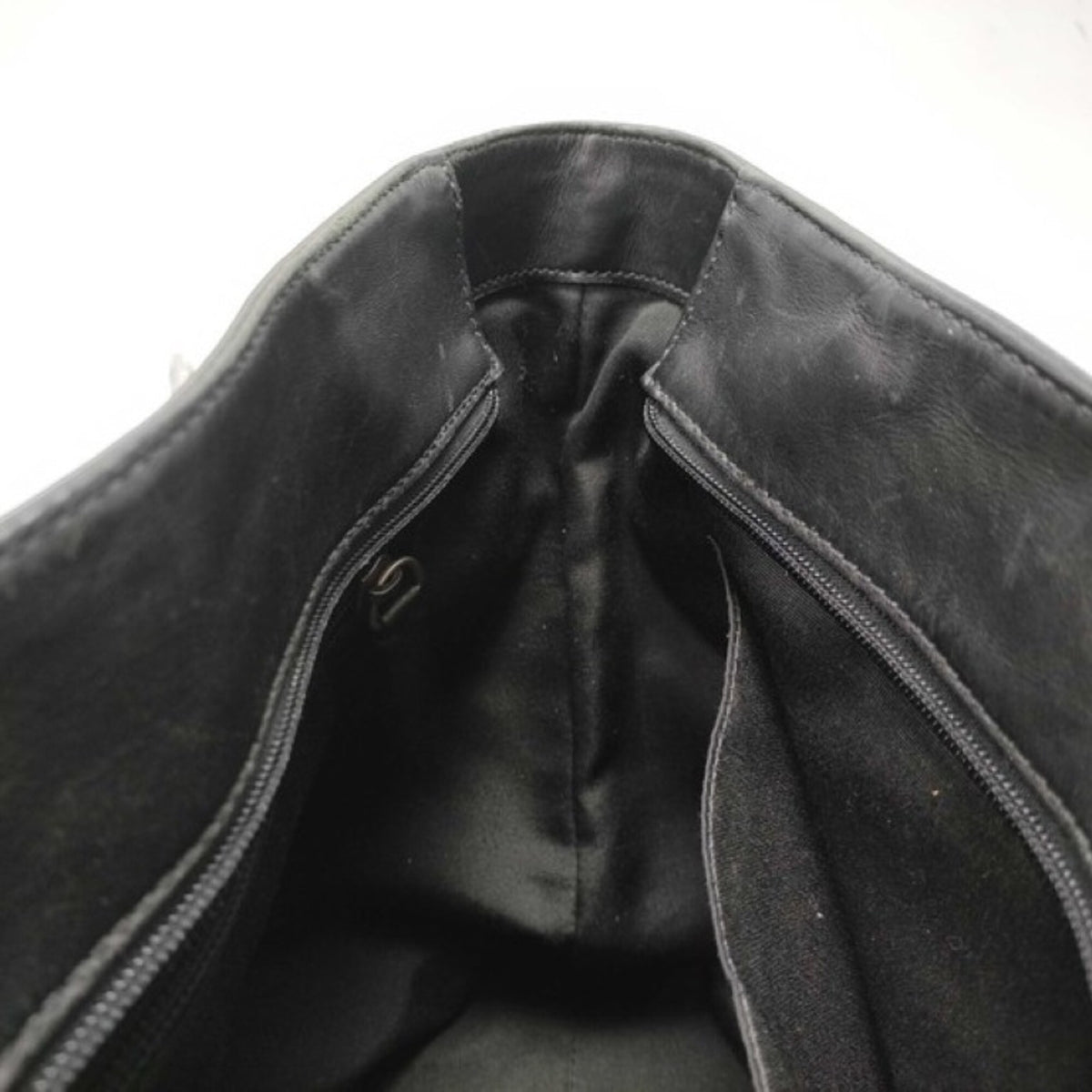 Coach Black Leather Handbag Shoulder Bag Tote Bag (Pre-Owned)