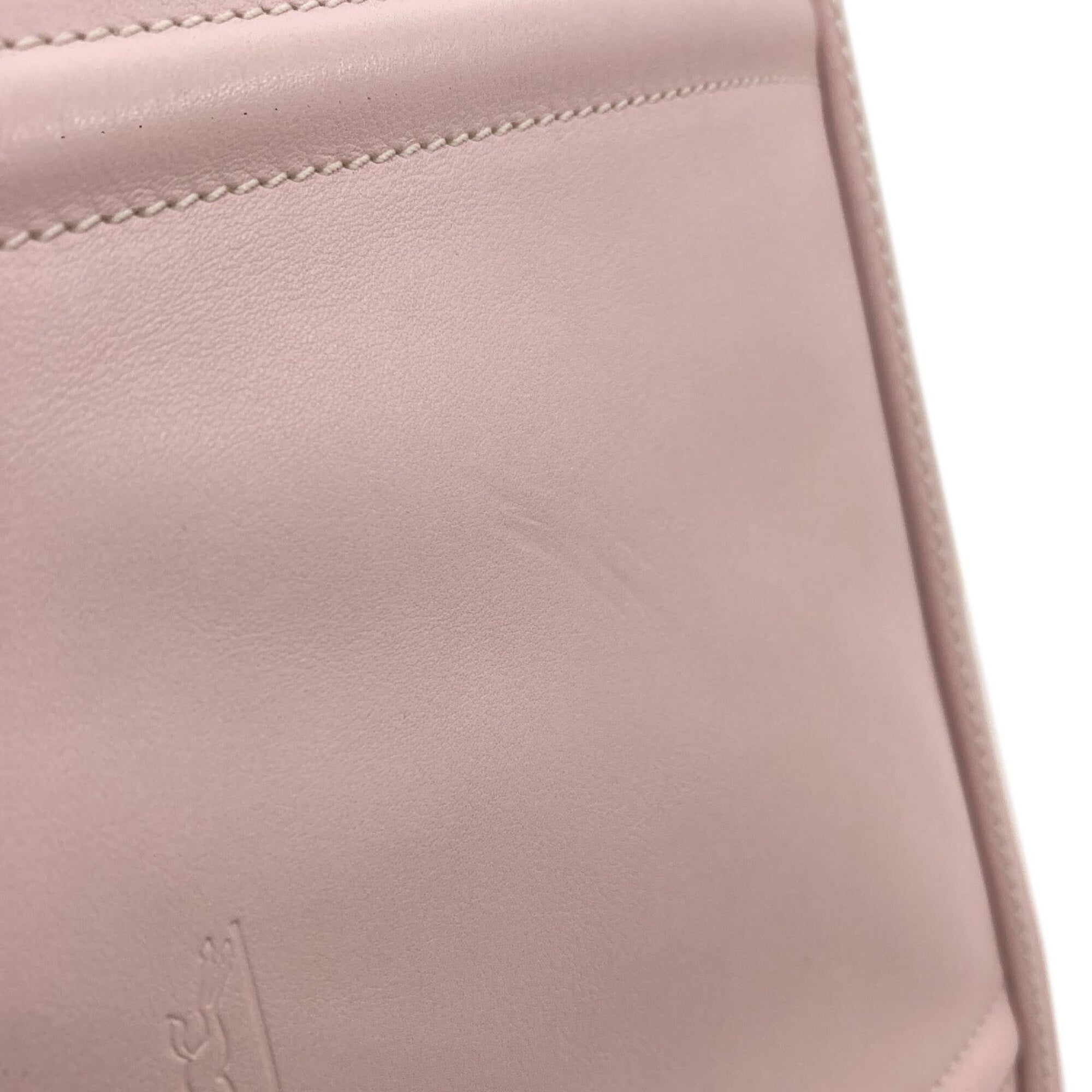 Longchamp Pink Leather Handbag (Pre-Owned)