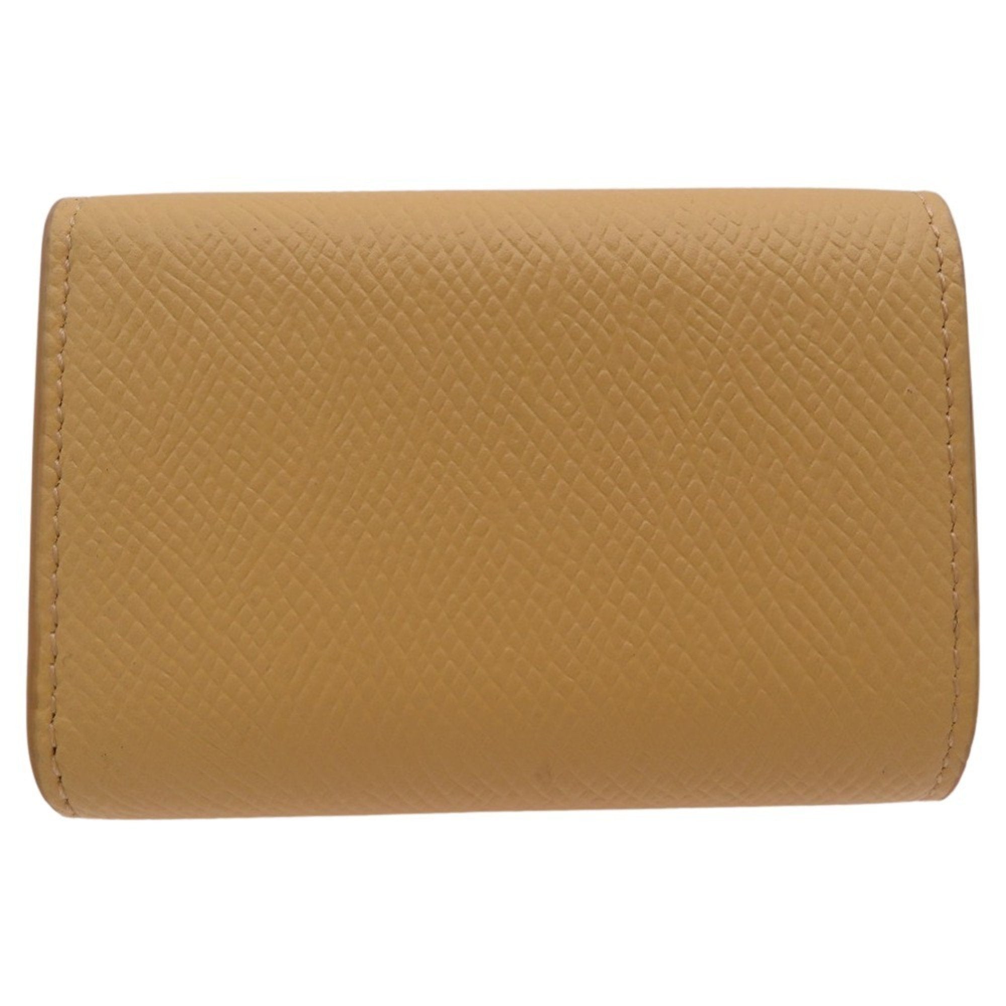 Celine Yellow Leather Wallet (Tri-Fold) (Pre-Owned)