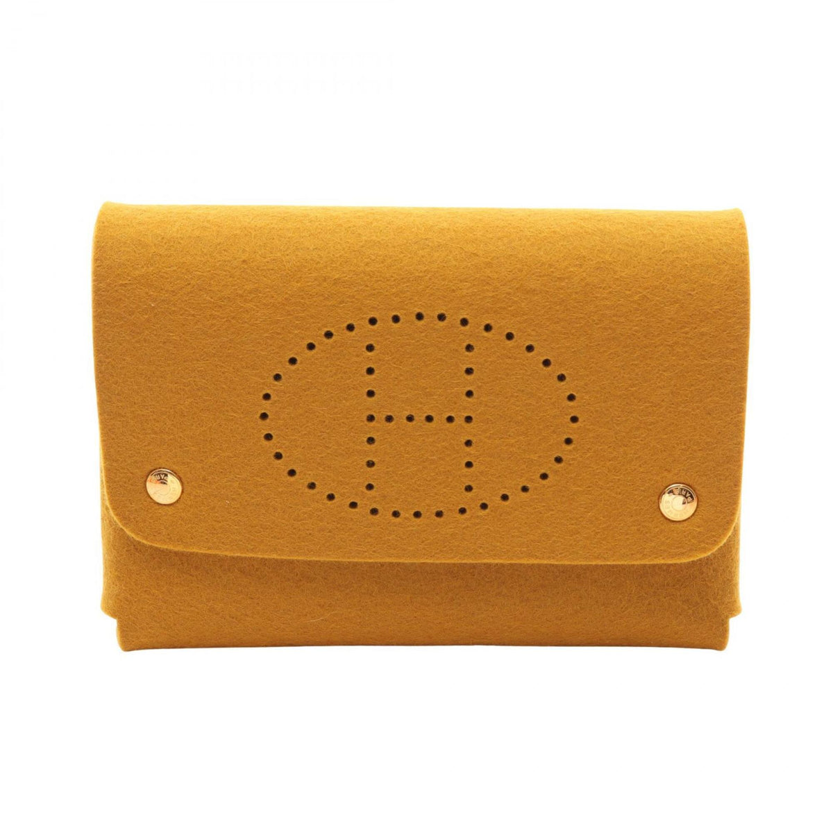 Hermes Orange Felt Handbag Pouch (Pre-Owned)