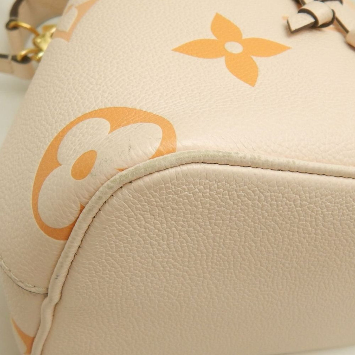 Louis Vuitton Monogram Empreinte Cream Saffron Monogram Empreinte Shoulder Bag (Pre-Owned)