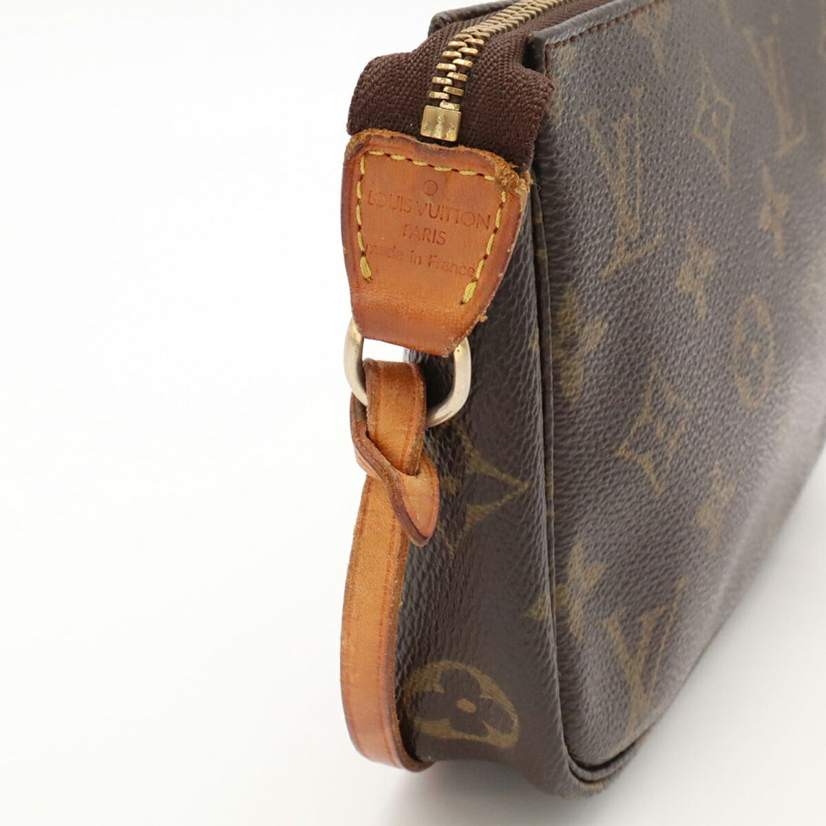 Louis Vuitton Brown Monogram Canvas Pvc Handbag Pochette Pouch (Pre-Owned)