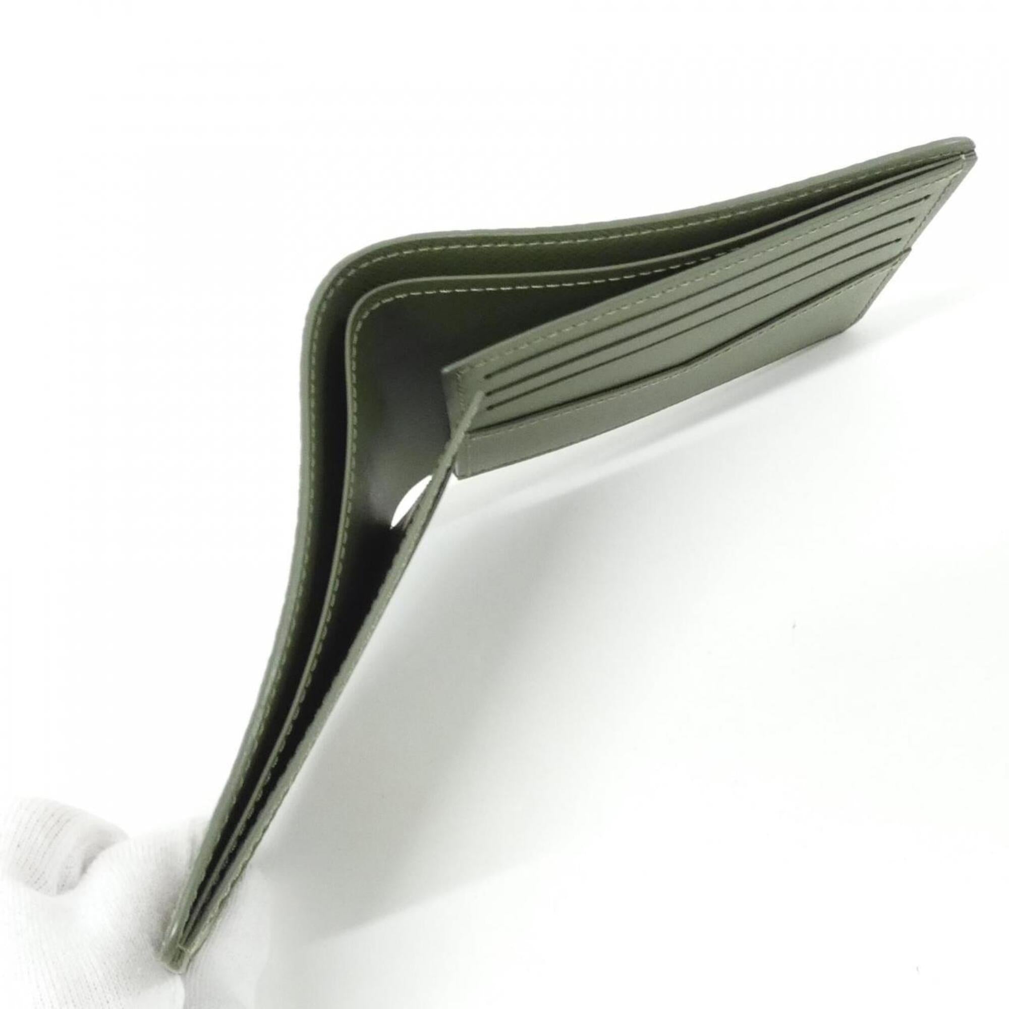 Louis Vuitton Vert Coated Canvas Wallet (Bi-Fold) (Pre-Owned)