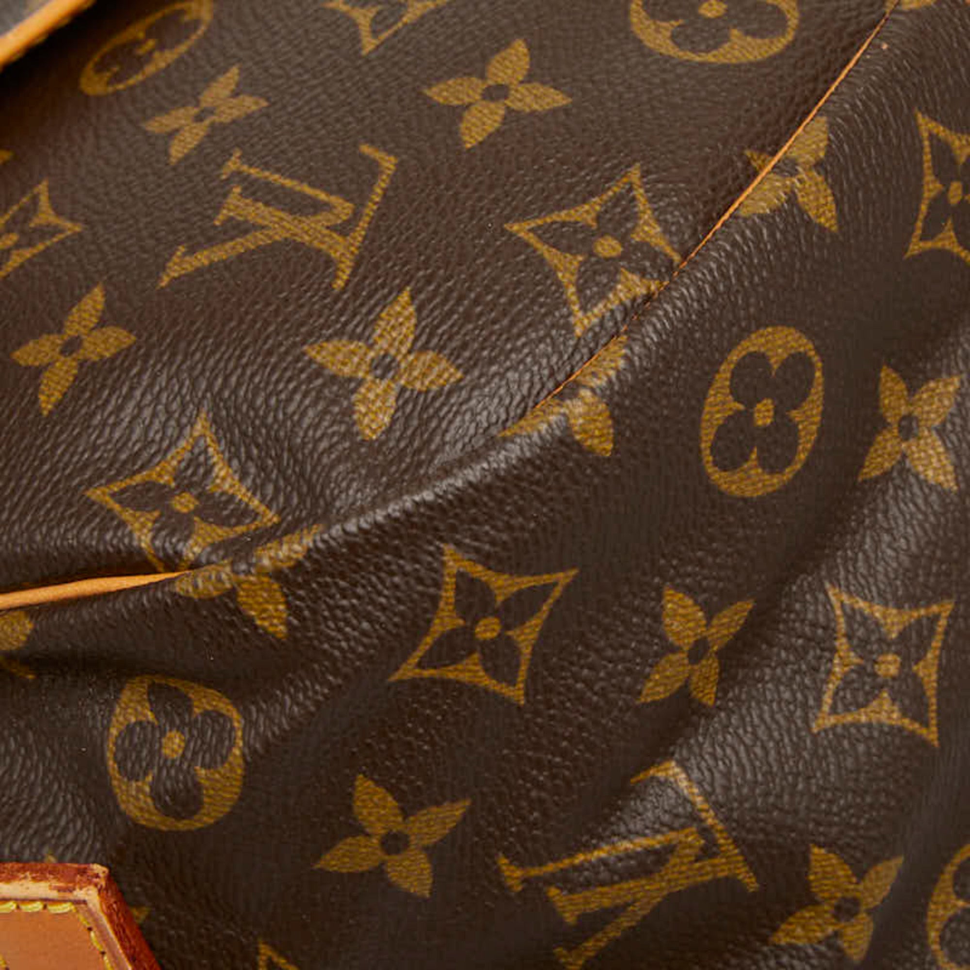 Louis Vuitton Brown Pvc Leather Messenger Bag Shoulder Bag (Pre-Owned)