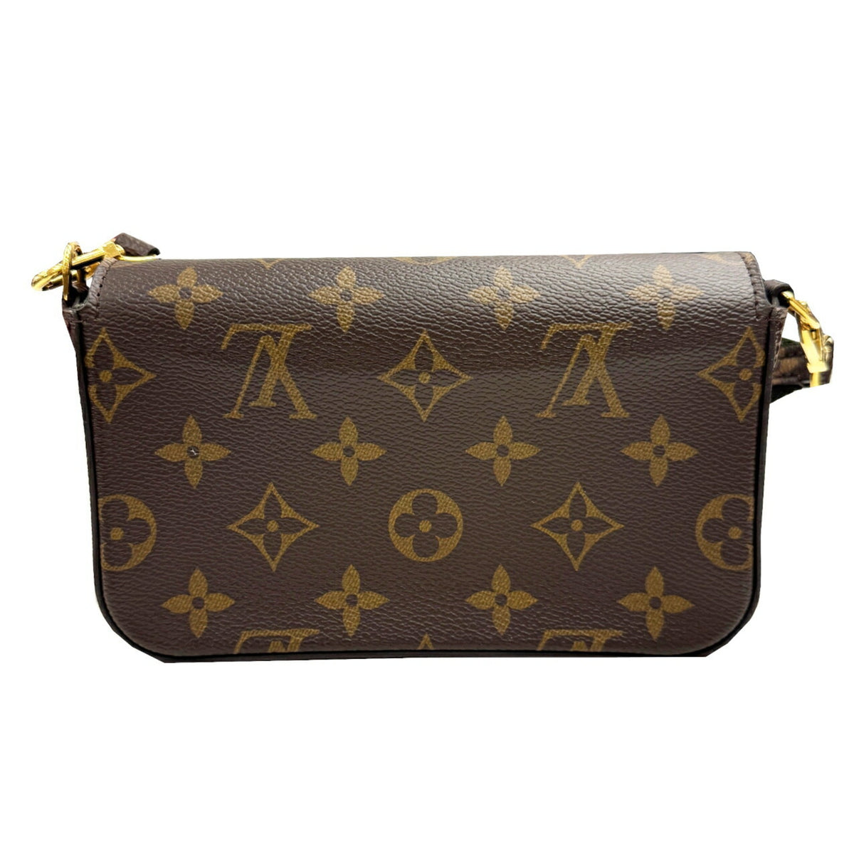 Louis Vuitton Brown Monogram Pochette Shoulder Bag (Pre-Owned)