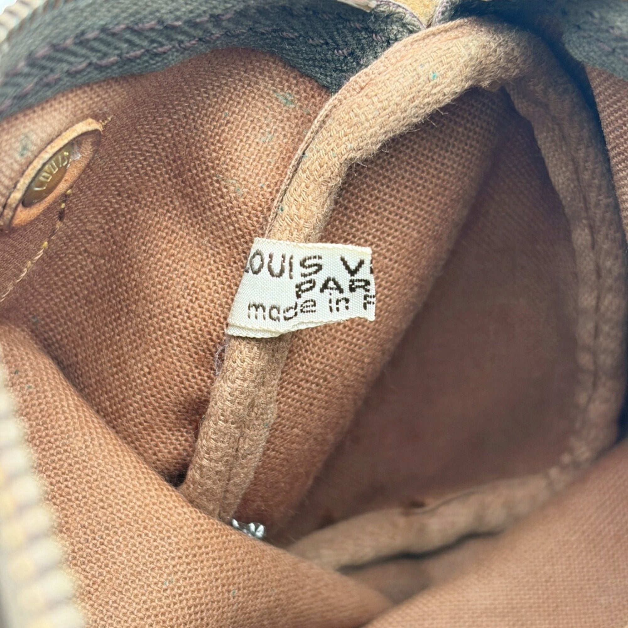 Louis Vuitton Brown Monogram Canvas Leather Boston Bag (Pre-Owned)