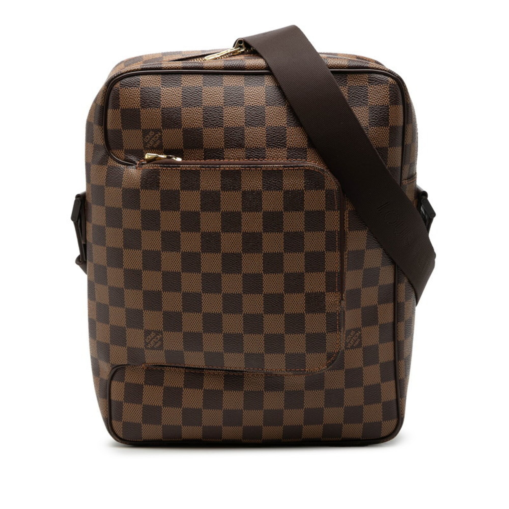 Louis Vuitton Brown Pvc Leather Shoulder Bag (Pre-Owned)