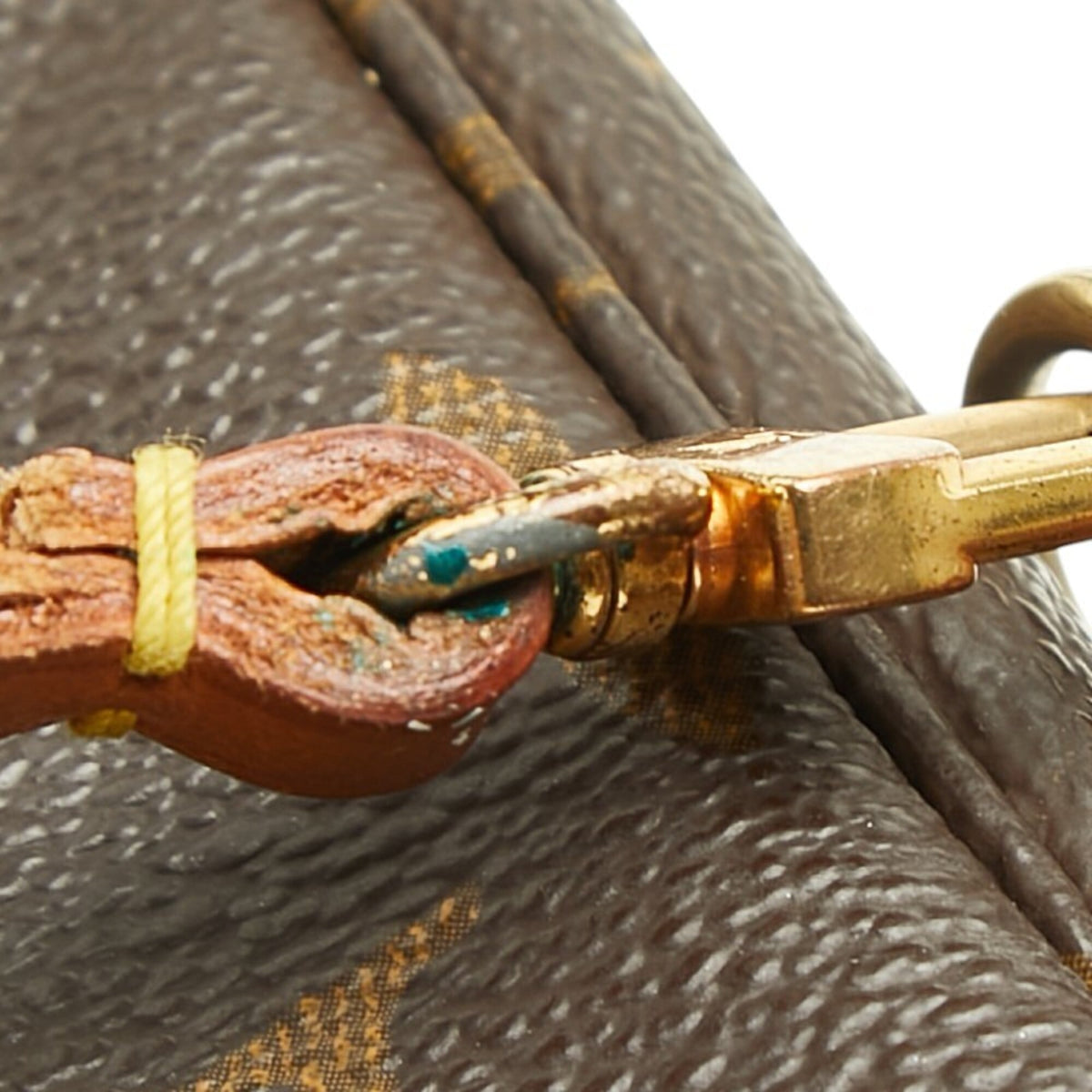 Louis Vuitton Monogram Brown Pvc Leather Handbag Pochette (Pre-Owned)
