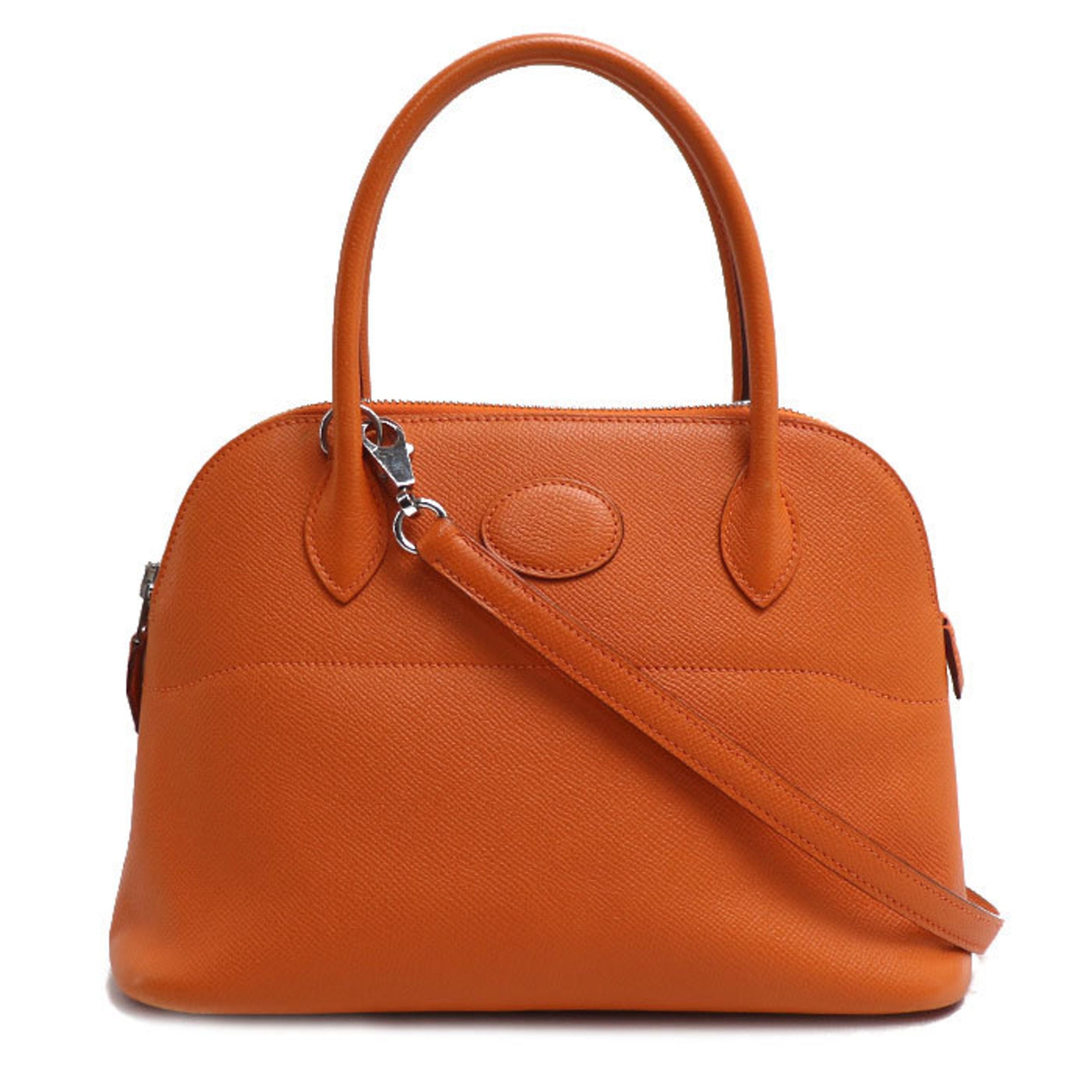Hermes Orange Epsom Leather Shoulder Bag (Pre-Owned)