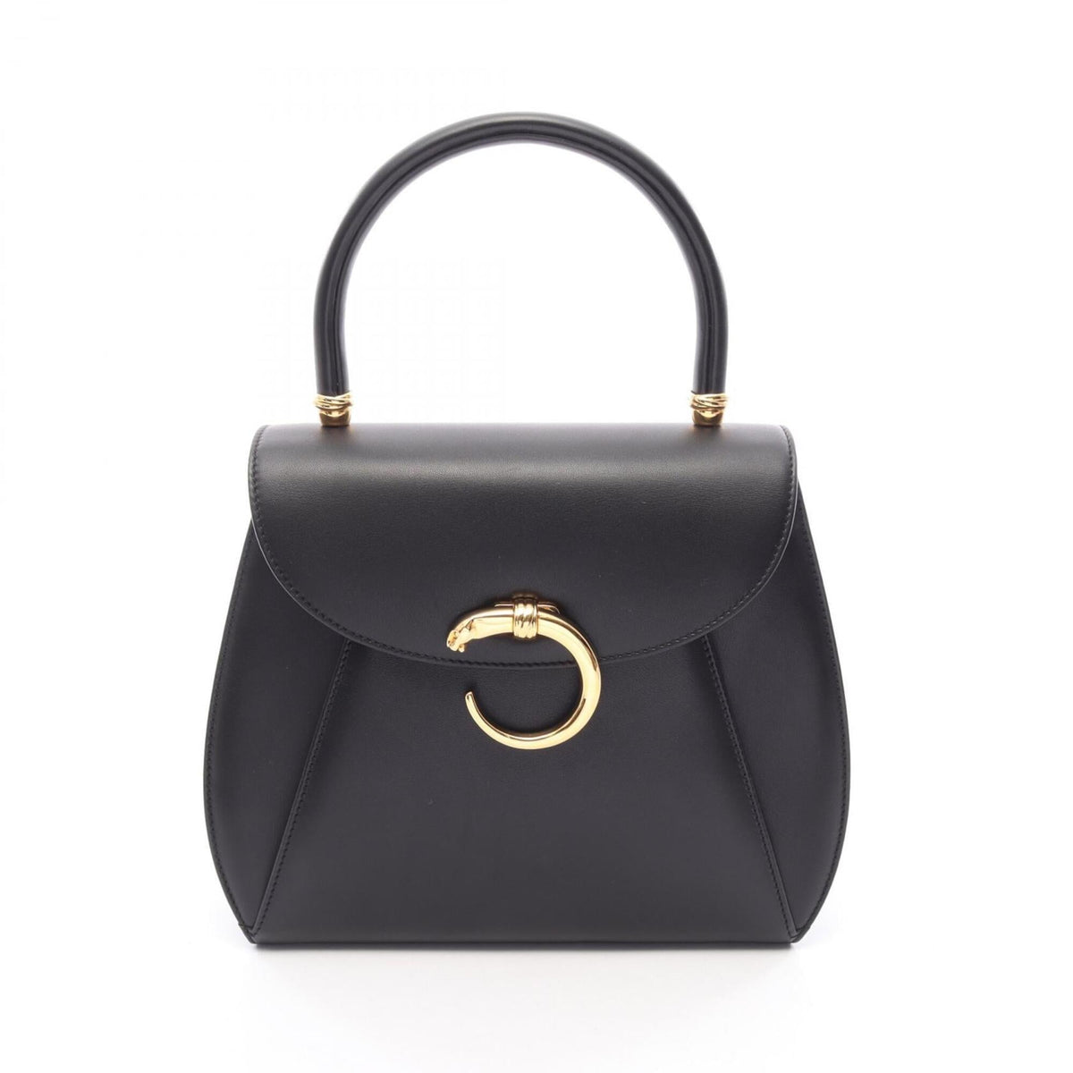 Cartier Black Leather Handbag (Pre-Owned)