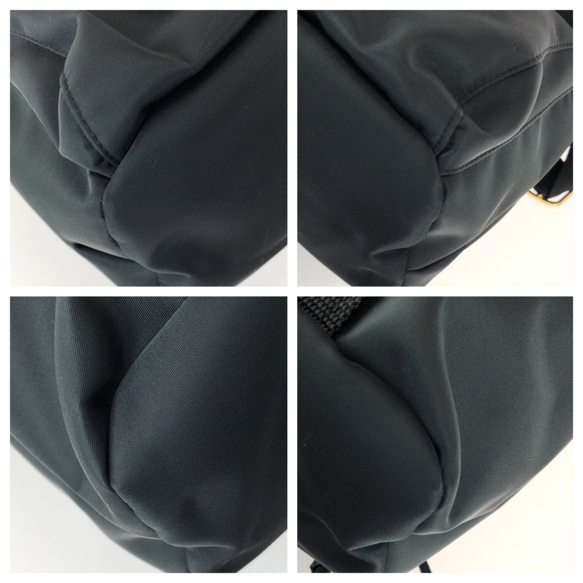 Versace Black Nylon Backpack (Pre-Owned)