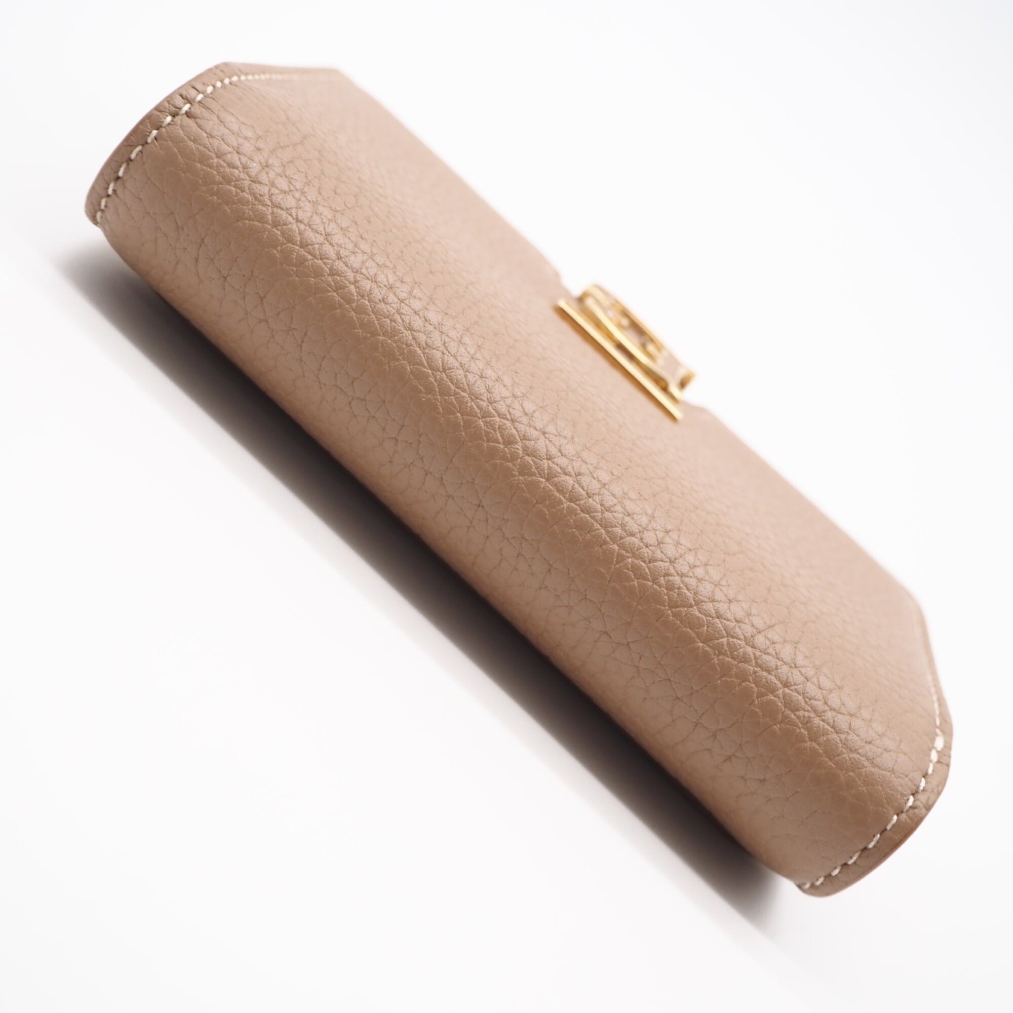 Burberry Beige Cream Leather Wallet (Tri-Fold) (Pre-Owned)