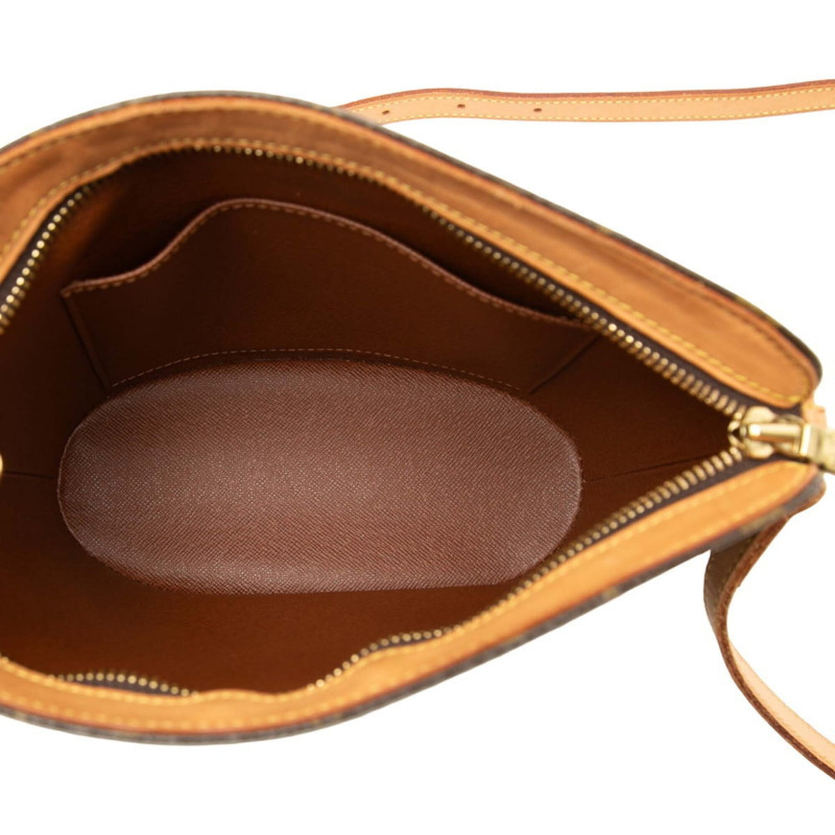 Louis Vuitton Brown Pvc Leather Shoulder Bag (Pre-Owned)
