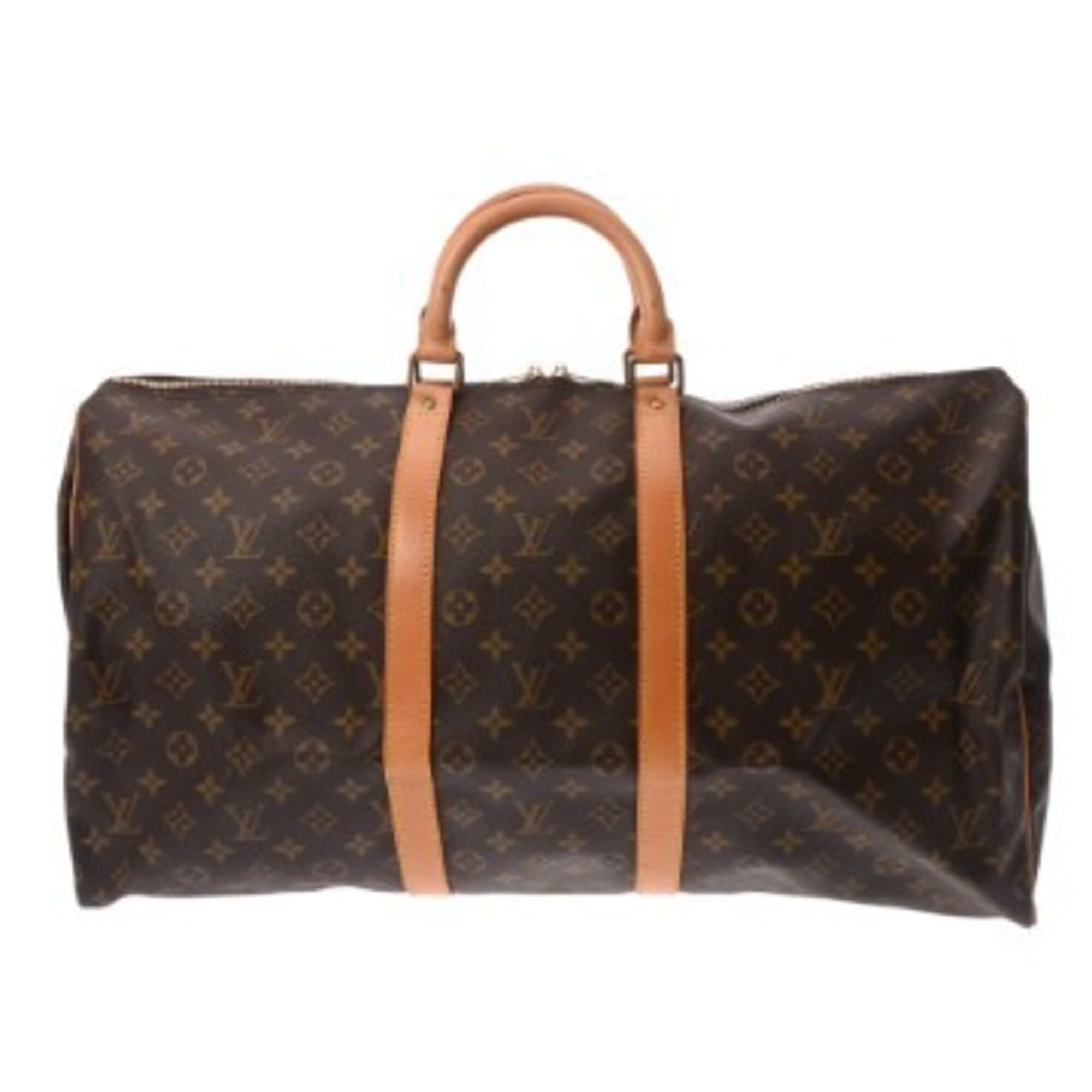 Louis Vuitton Brown Monogram Canvas Boston Bag (Pre-Owned)
