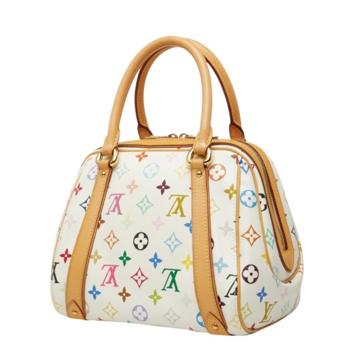 Louis Vuitton Blanc White Pvc Leather Handbag (Pre-Owned)