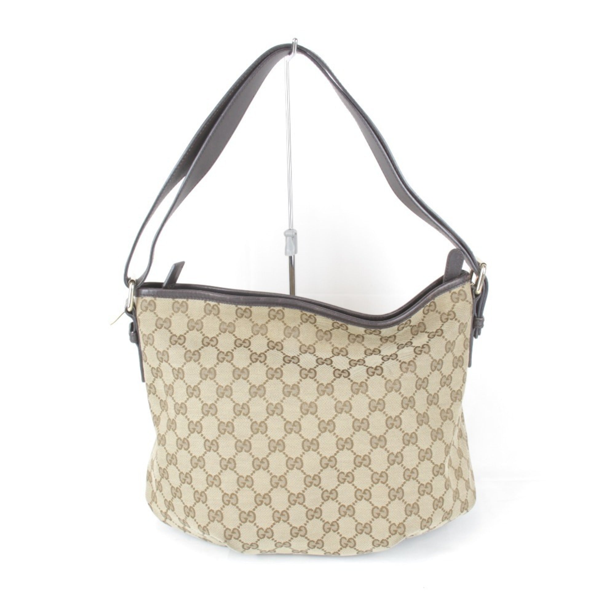 Gucci Brown Gg Canvas Shoulder Bag (Pre-Owned)