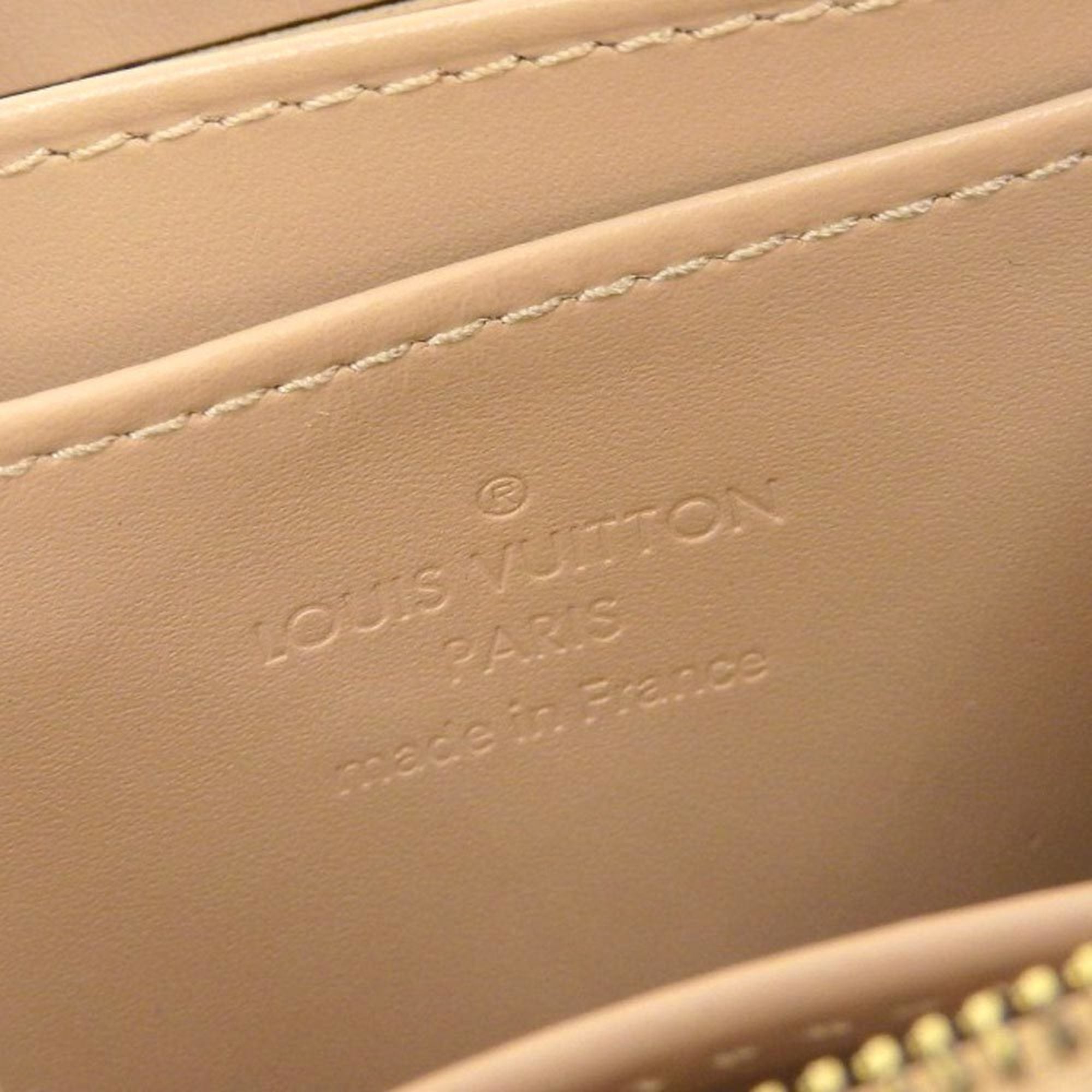 Louis Vuitton Monogram Vernis Beige Dune Monogram Vernis Coin Purse/Coin Case (Pre-Owned)