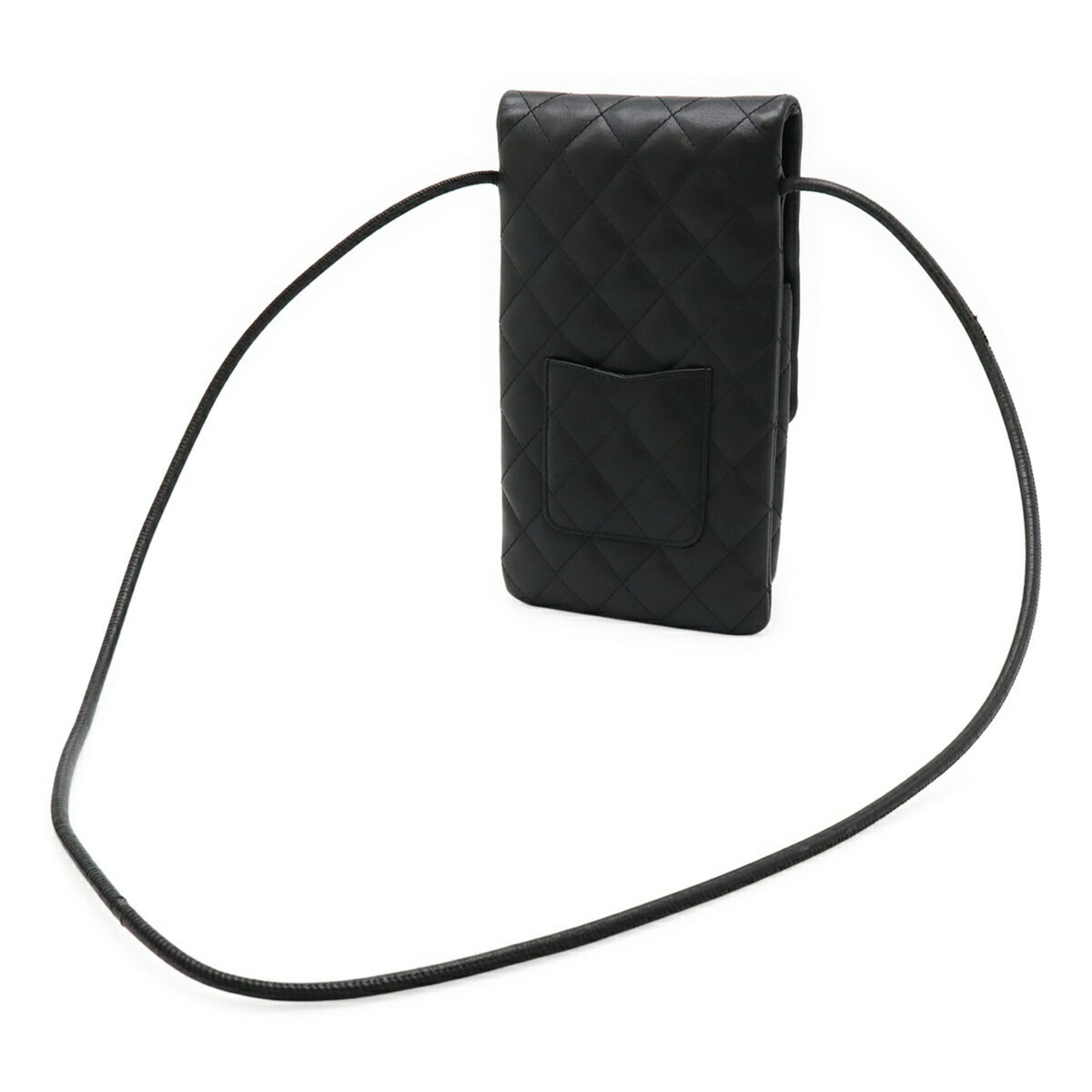 Chanel Black White Cambon Ligne Pochette Pouch Shoulder Bag (Pre-Owned)