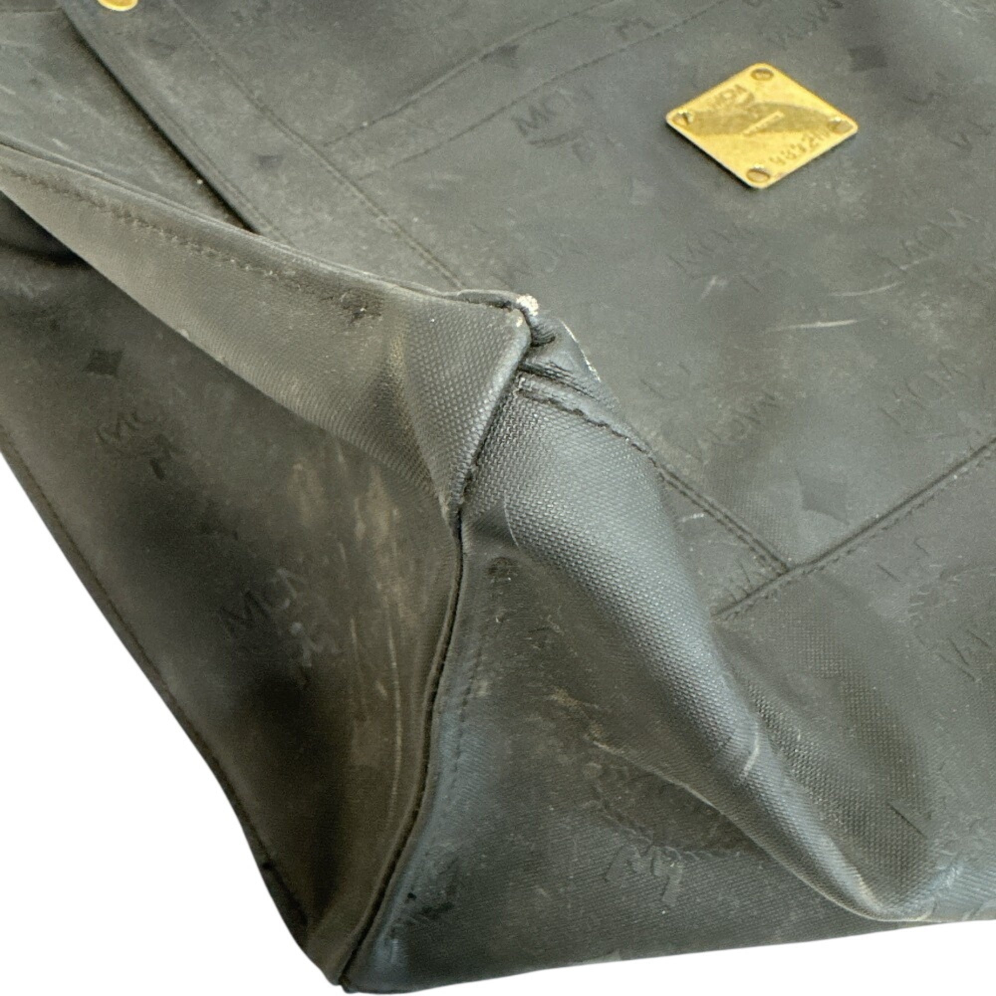 Mcm Gold Leather Tote Bag (Pre-Owned)