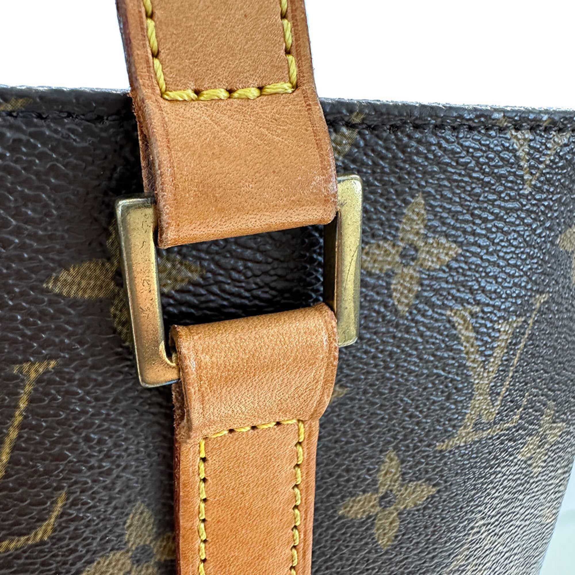 Louis Vuitton Brown Monogram Canvas Handbag Tote Bag (Pre-Owned)