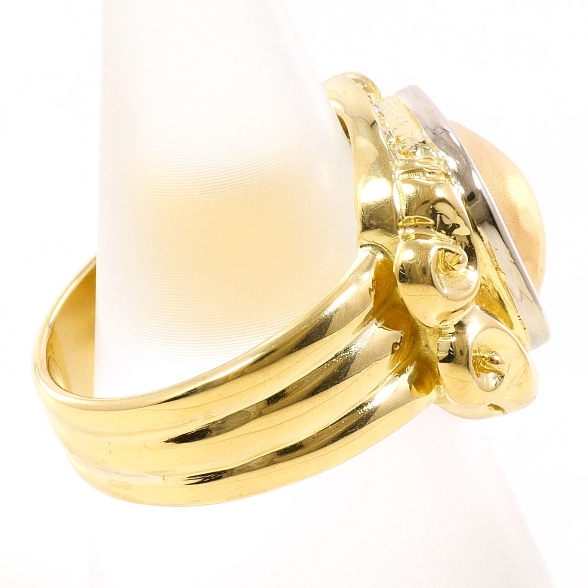 Unbranded White Gold Yellow Gold Yellow Gold (18K) White Gold (18K) Band Ring (Pre-Owned)