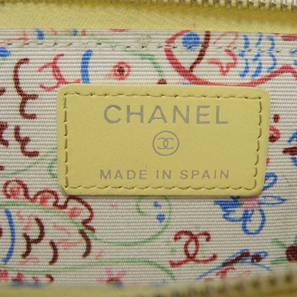 Chanel Yellow Grained Calfskin Coin Purse/Coin Case (Pre-Owned)
