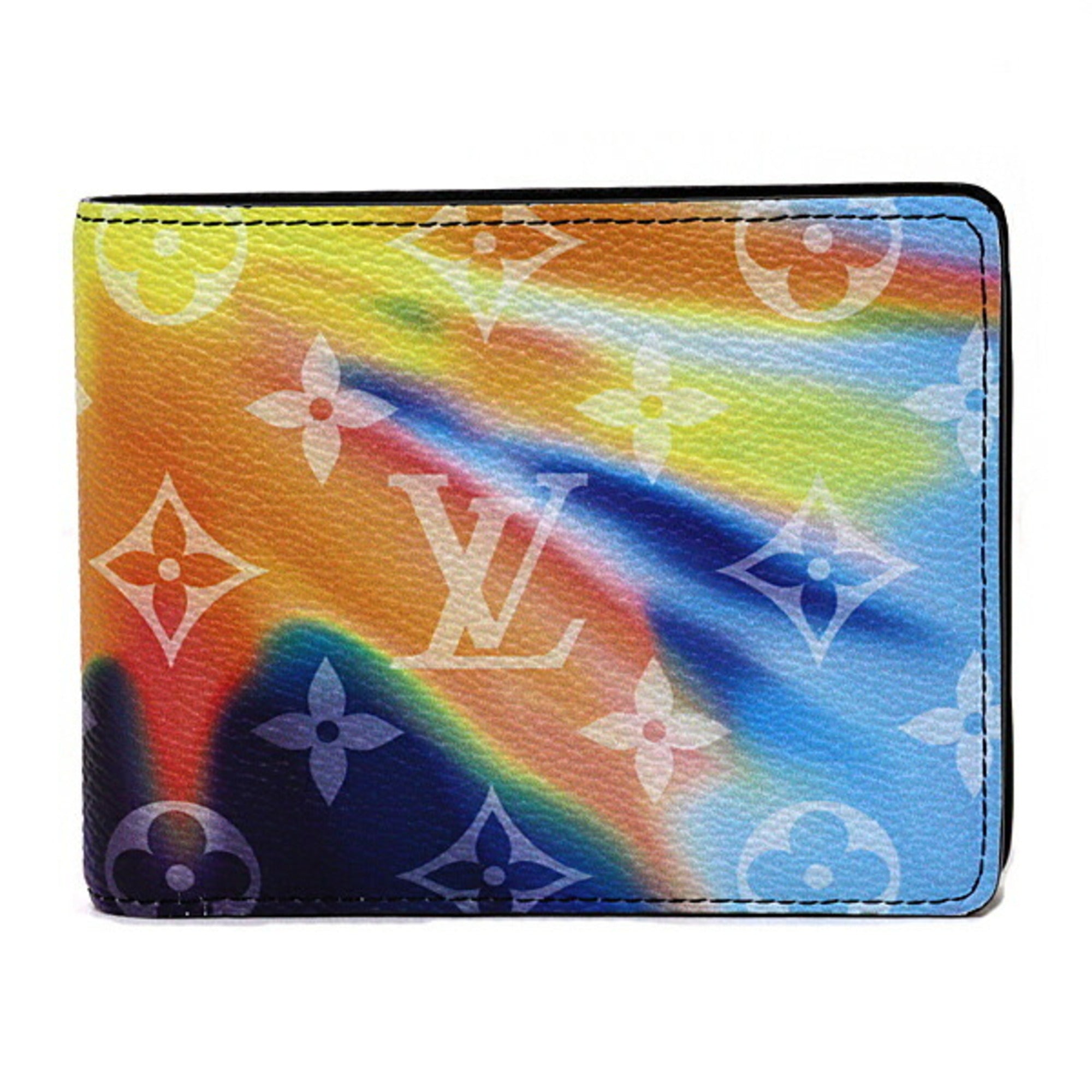 Louis Vuitton Monogram Multi-Color Canvas Leather Wallet (Bi-Fold) (Pre-Owned)